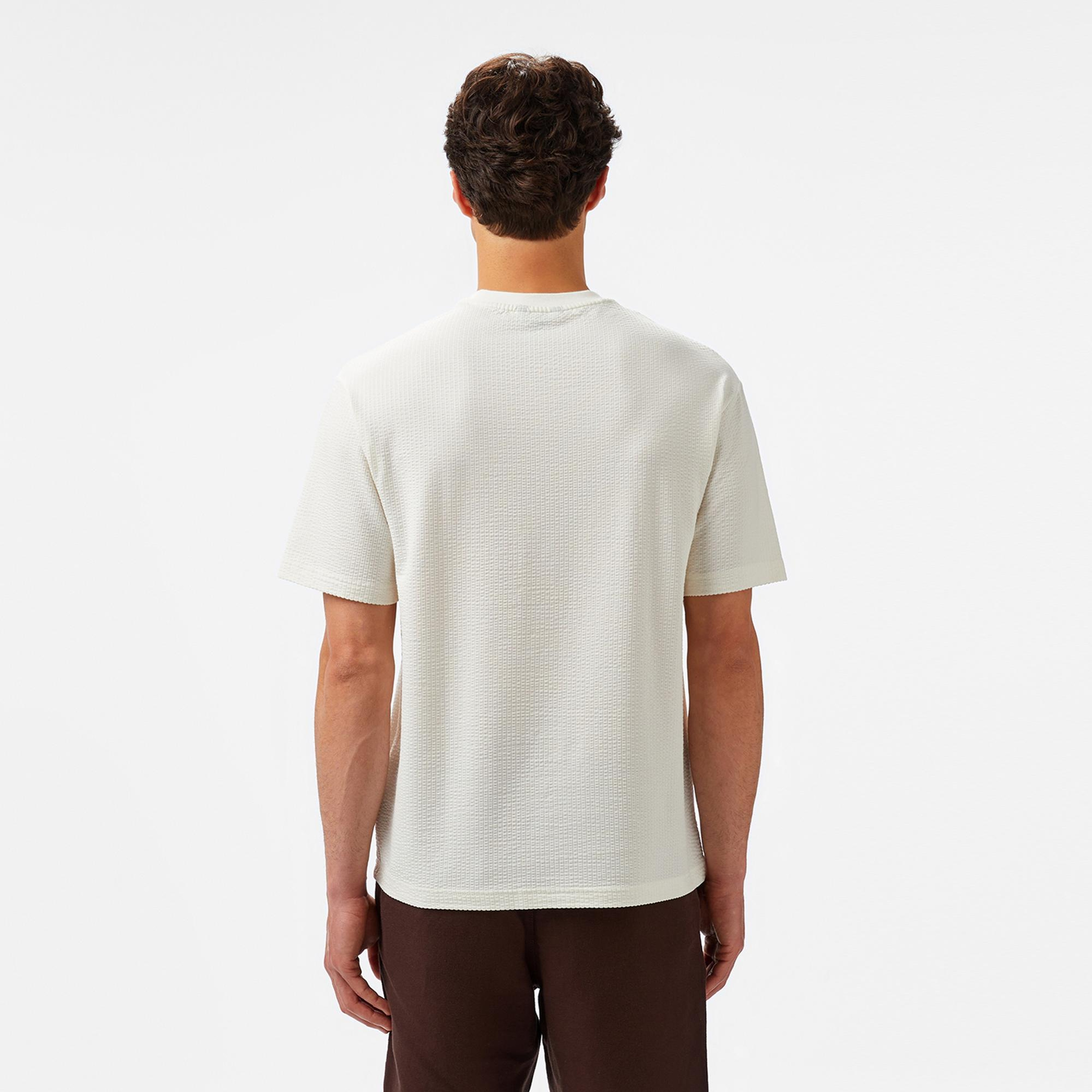 Nautica Erkek Krem Rengi Comfort Fit T-Shirt