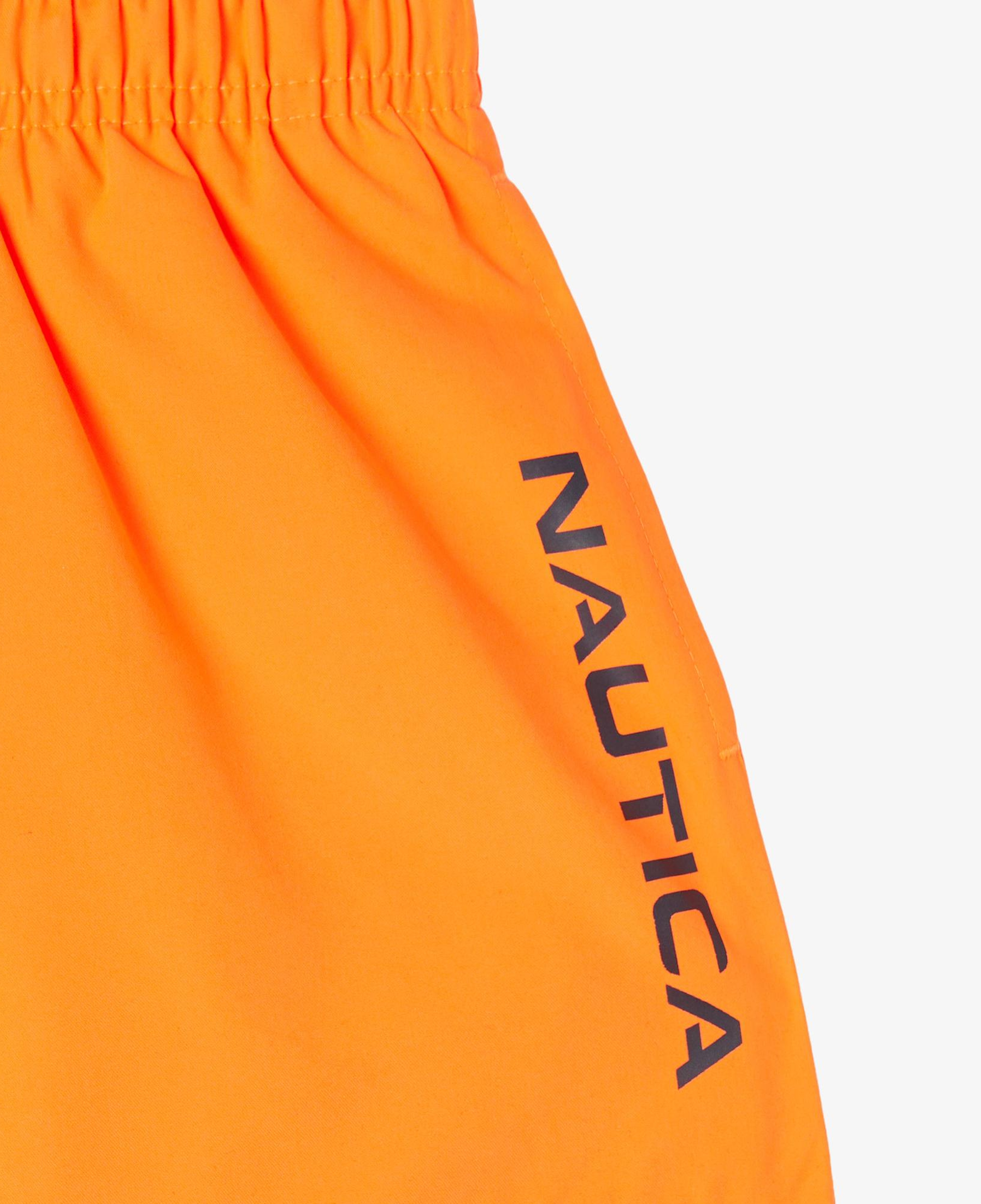Nautica Erkek Çocuk Turuncu Standart Fit Deniz Şortu
