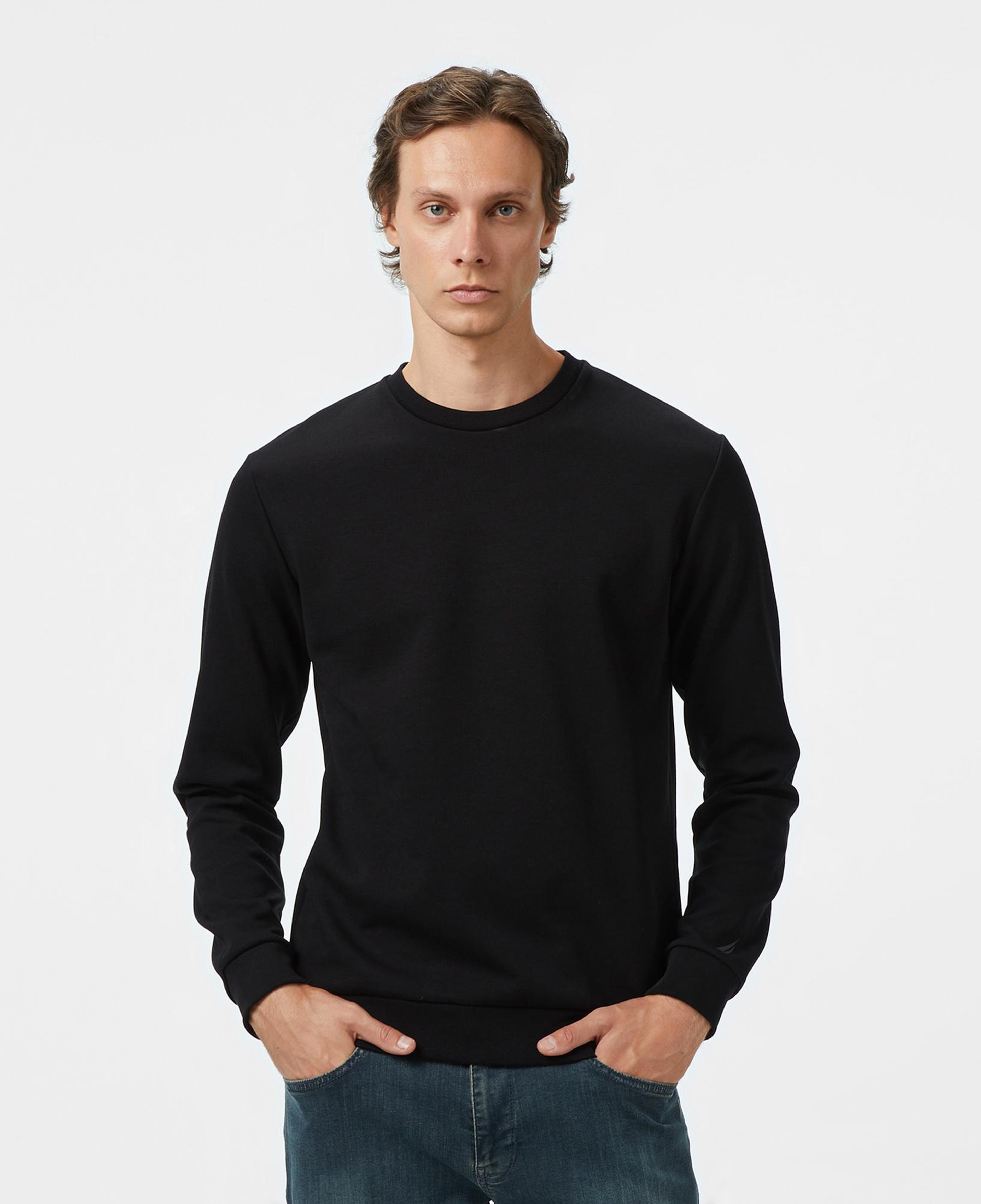 Nautica Erkek Siyah Classic Fit Sweatshirt