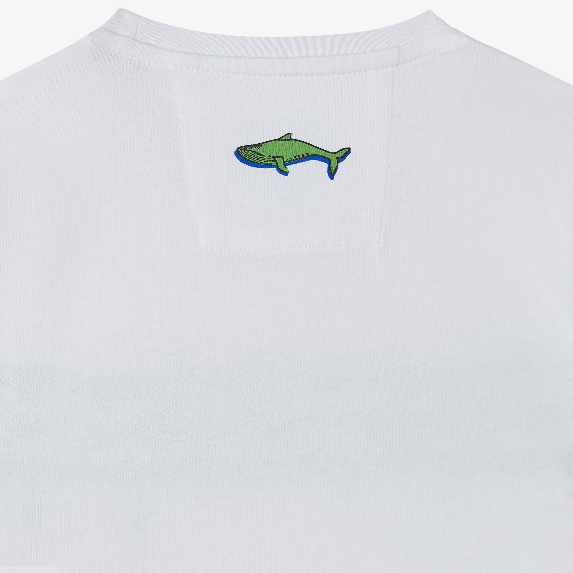 Nautica Erkek Çocuk Beyaz Regular Fit Baskılı T-Shirt