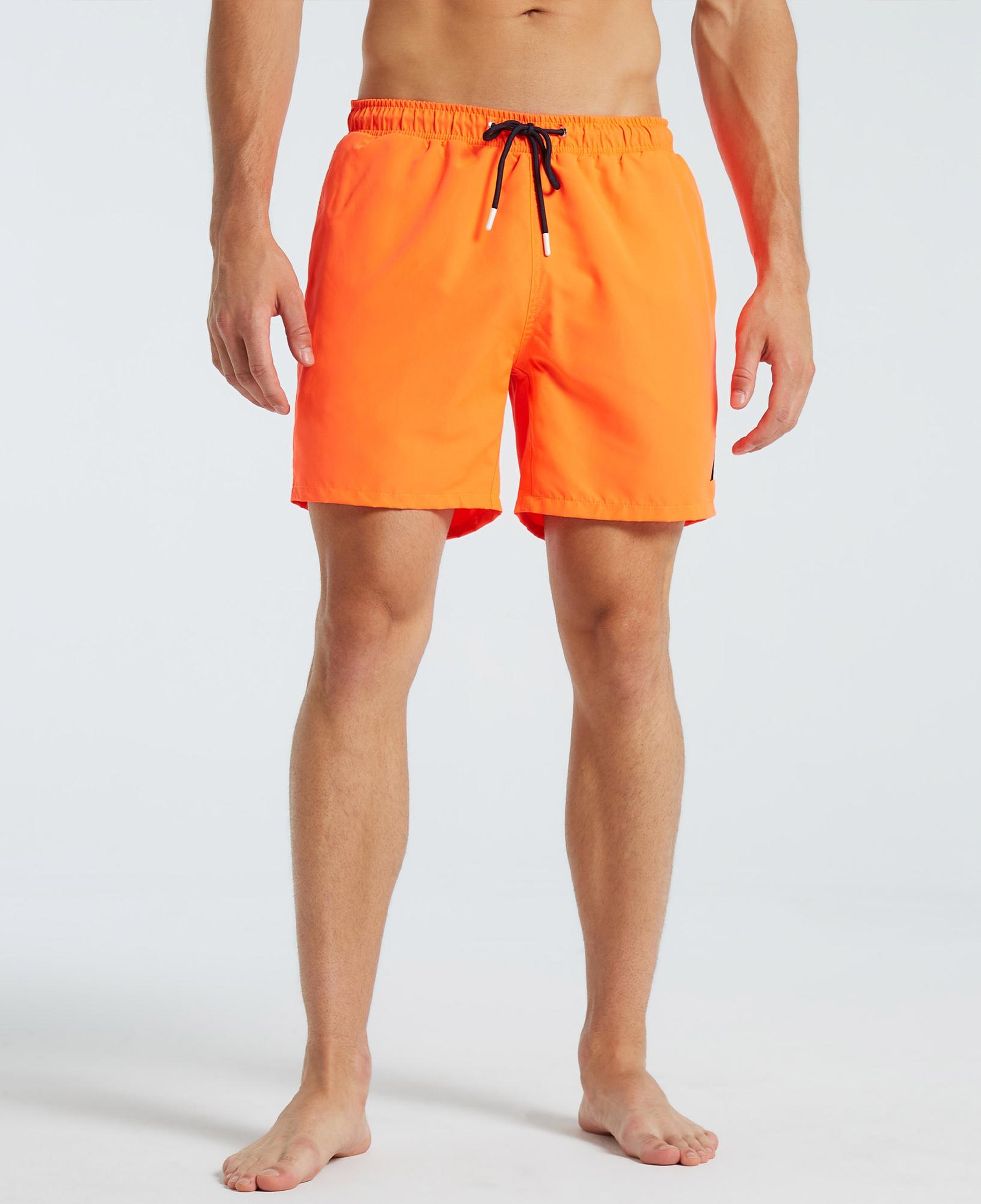 Nautica Erkek Turuncu Standart Fit Deniz Şortu