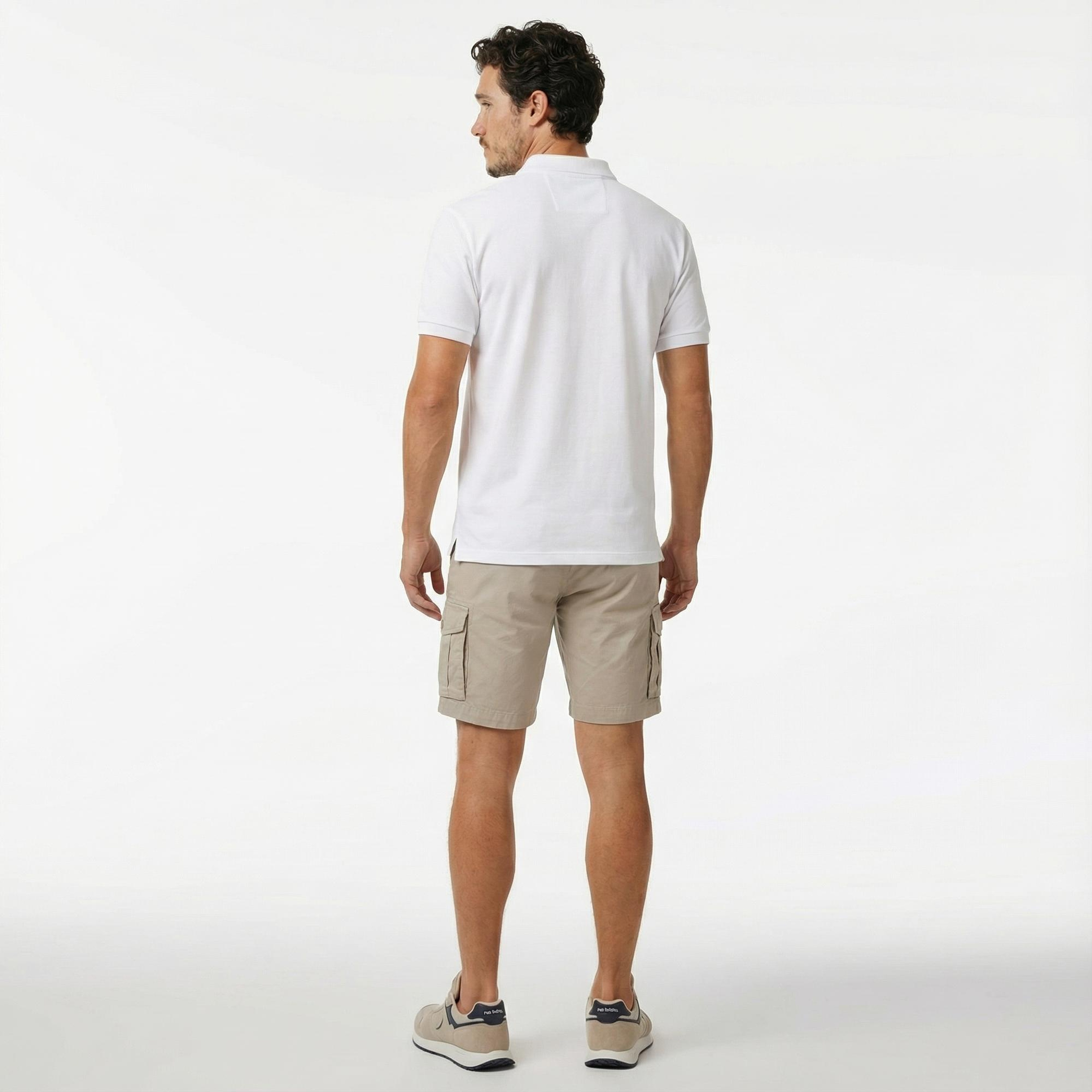 Nautica Erkek Bej Regular Fit Şort