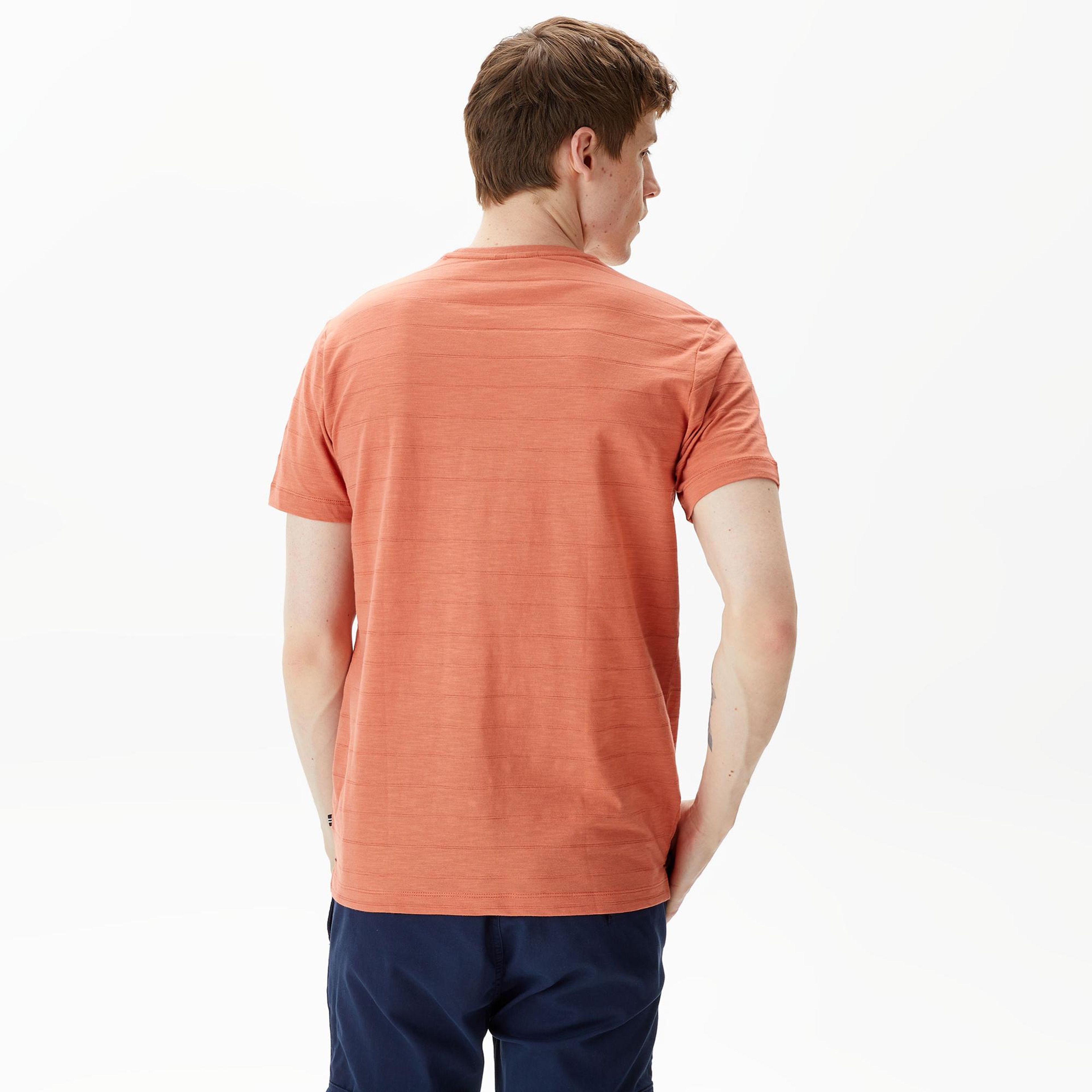 Nautica Erkek Turuncu Standart Fit T-Shirt