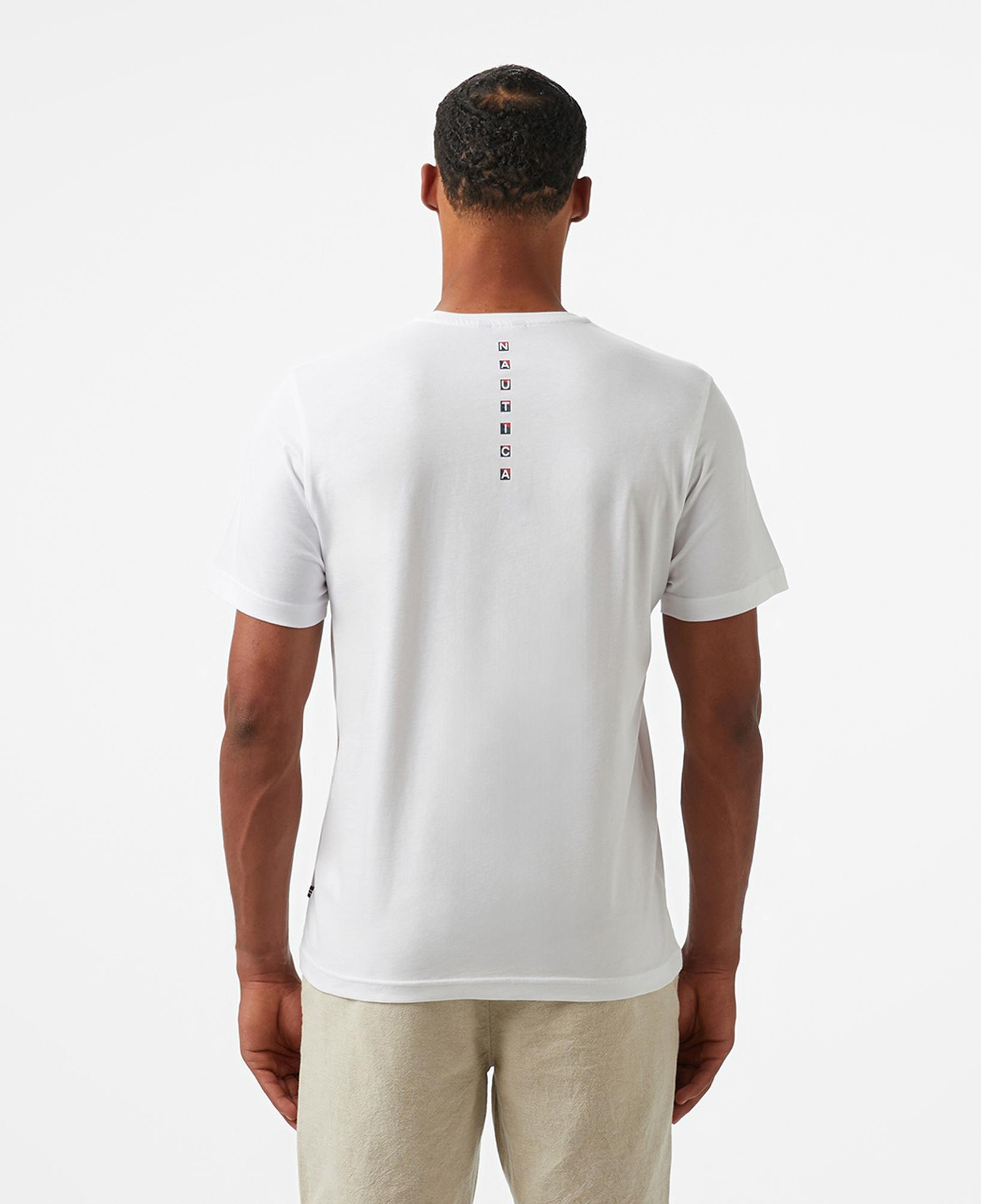 Nautica Erkek Beyaz Regular Fit T-Shirt