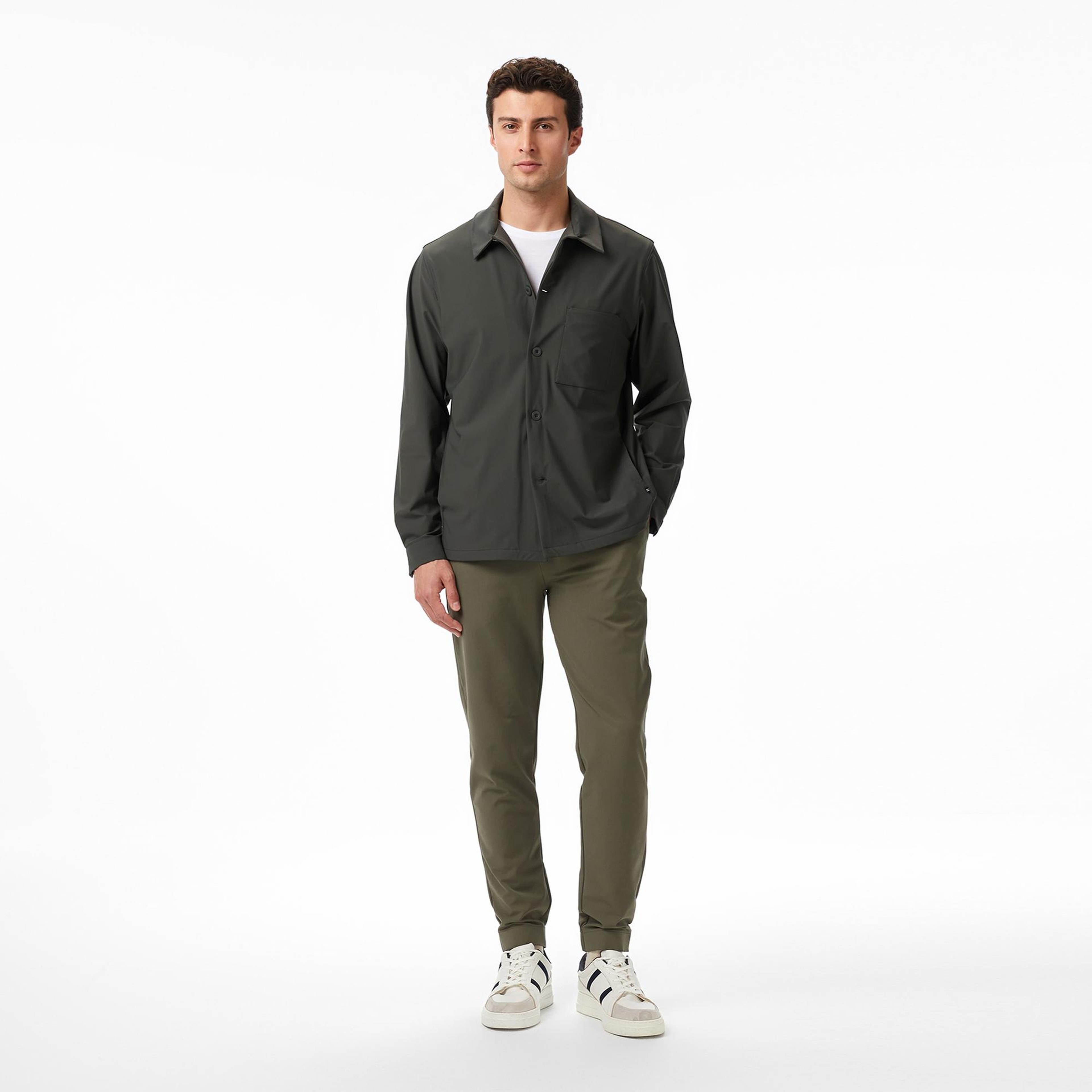 Nautica Erkek Yeşil Regular Fit Gömlek