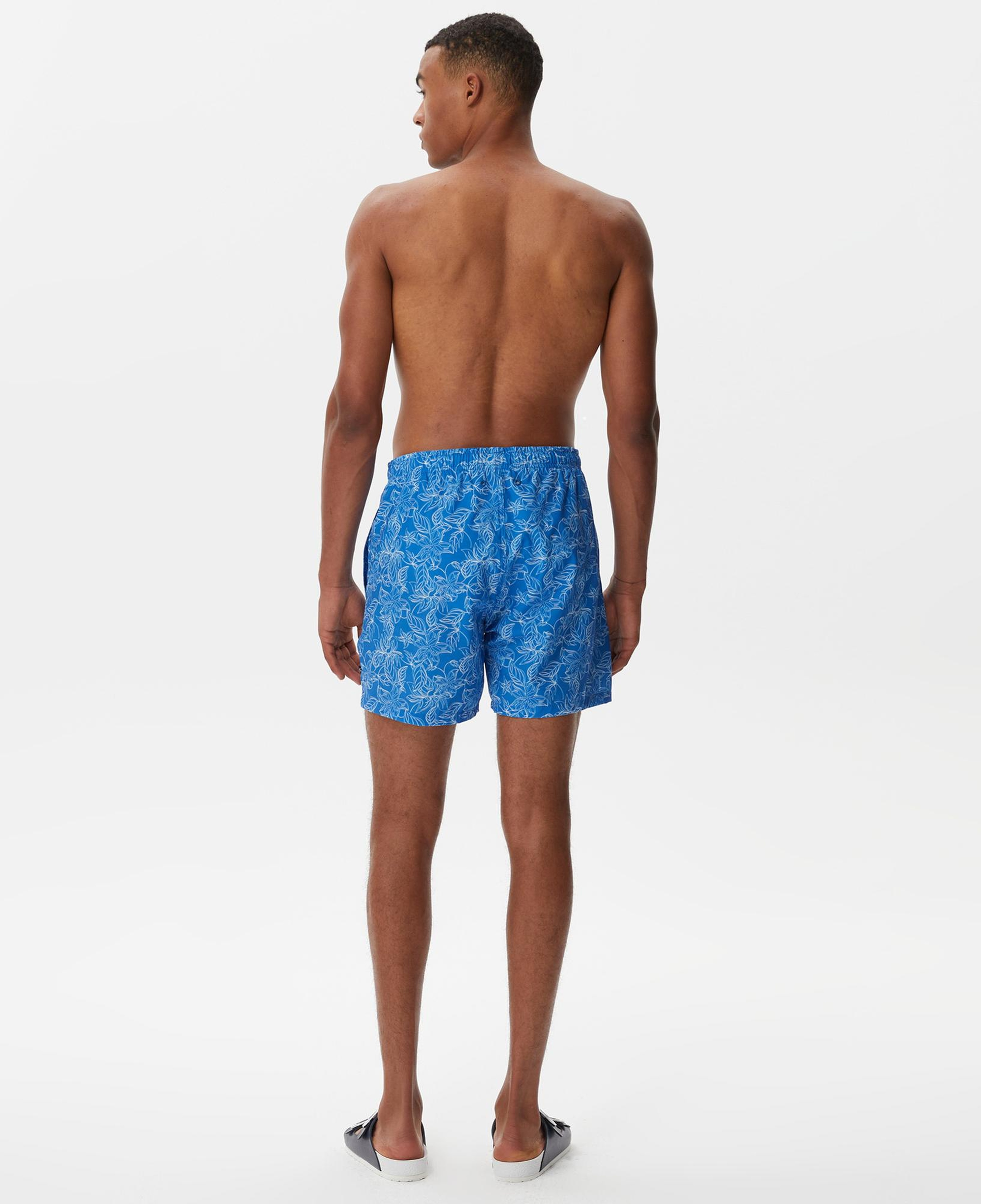 Nautica Erkek Mavi Baskılı Deniz Şortu