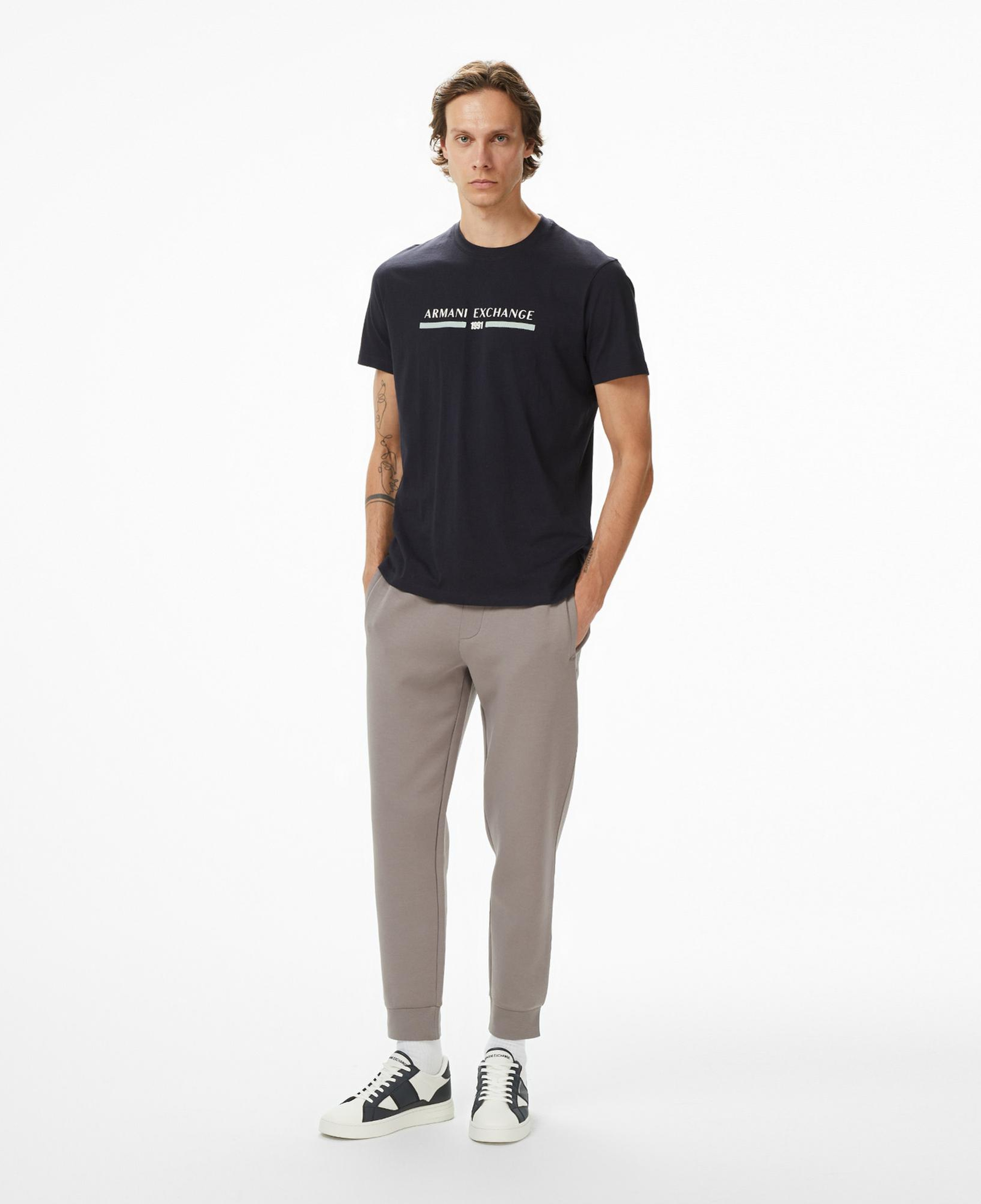 Armani Exchange Erkek Lacivert T-Shirt