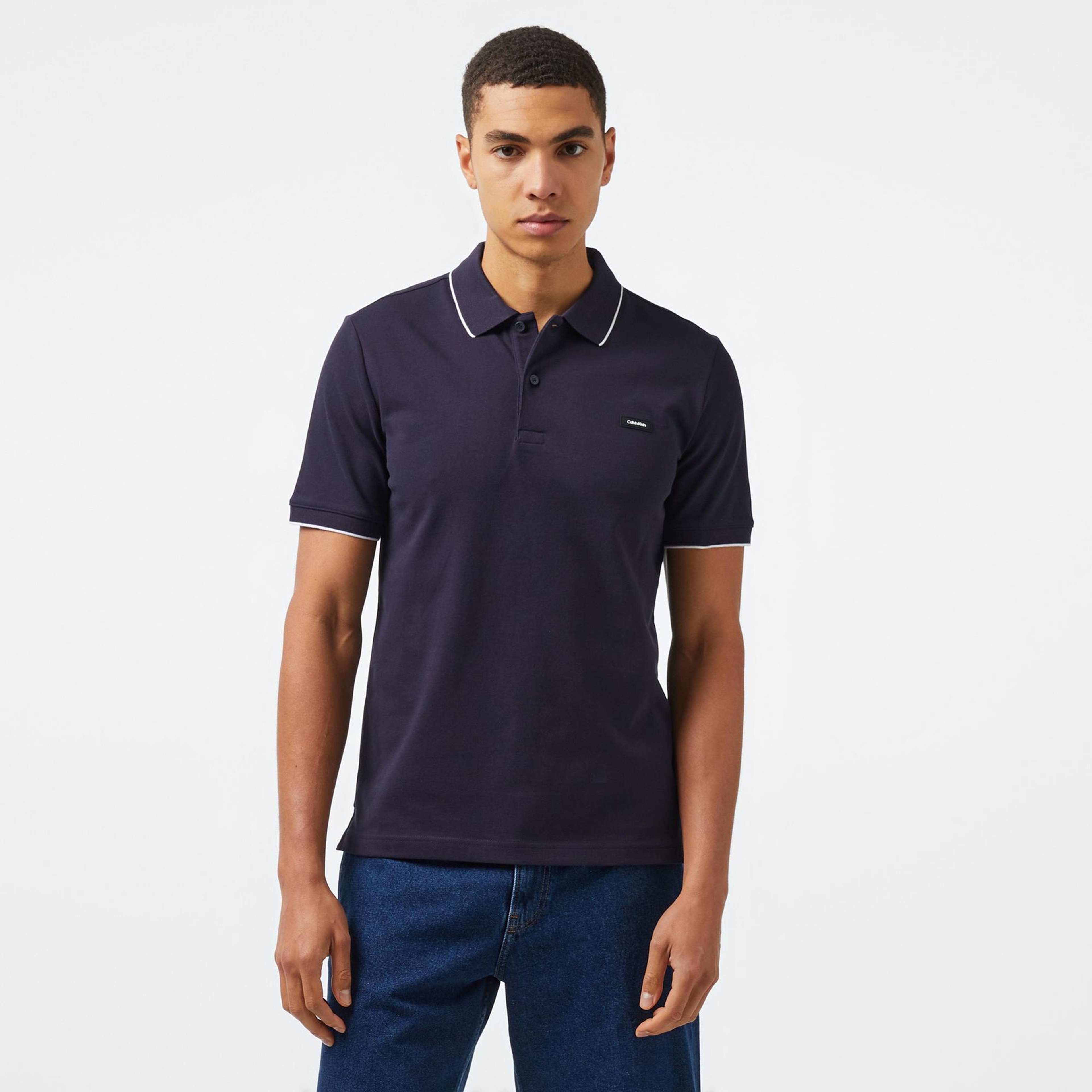 Calvin Klein Essentials Erkek Lacivert Polo
