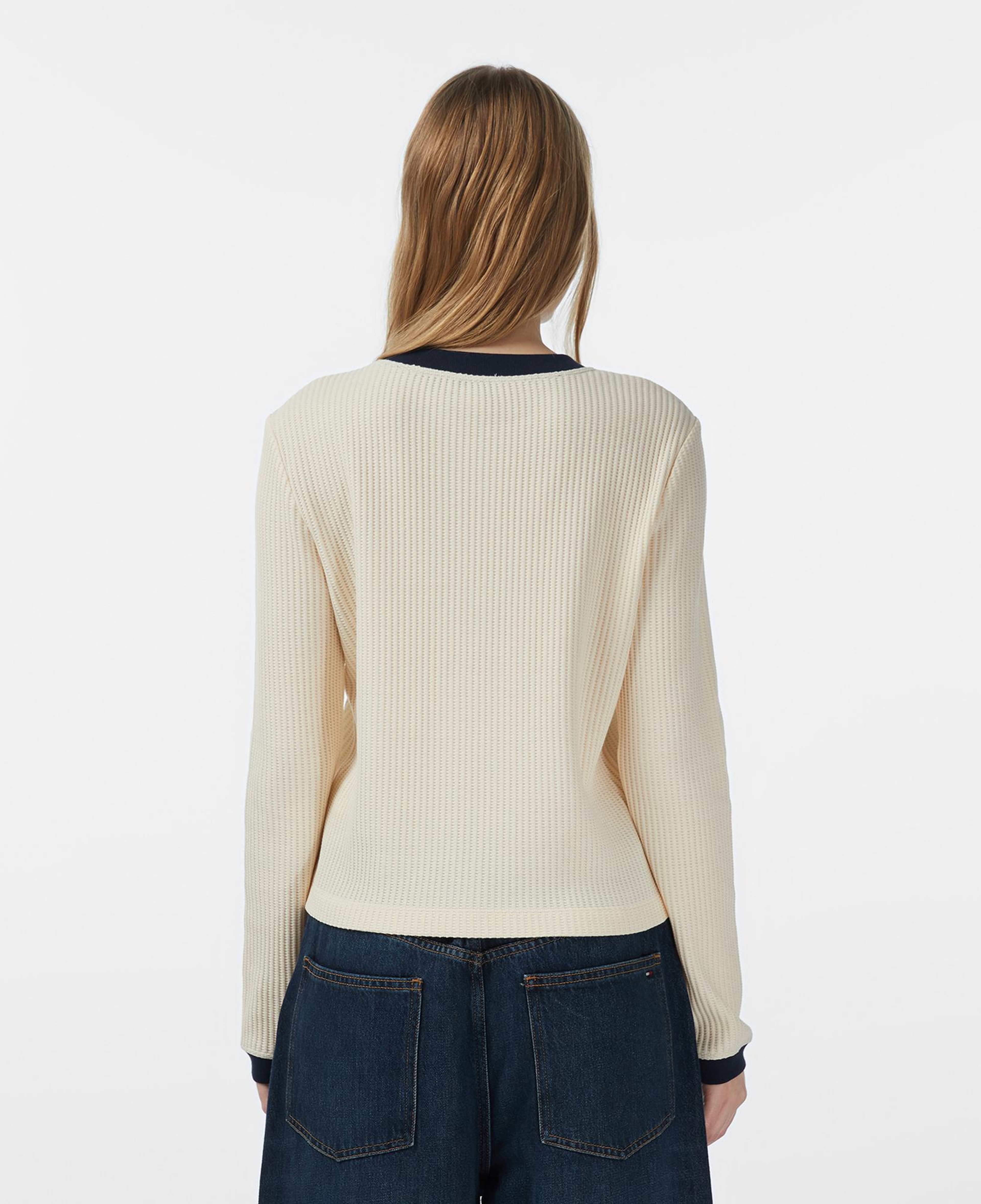 Calvin Klein Waffle Kadın Beyaz T-Shirt