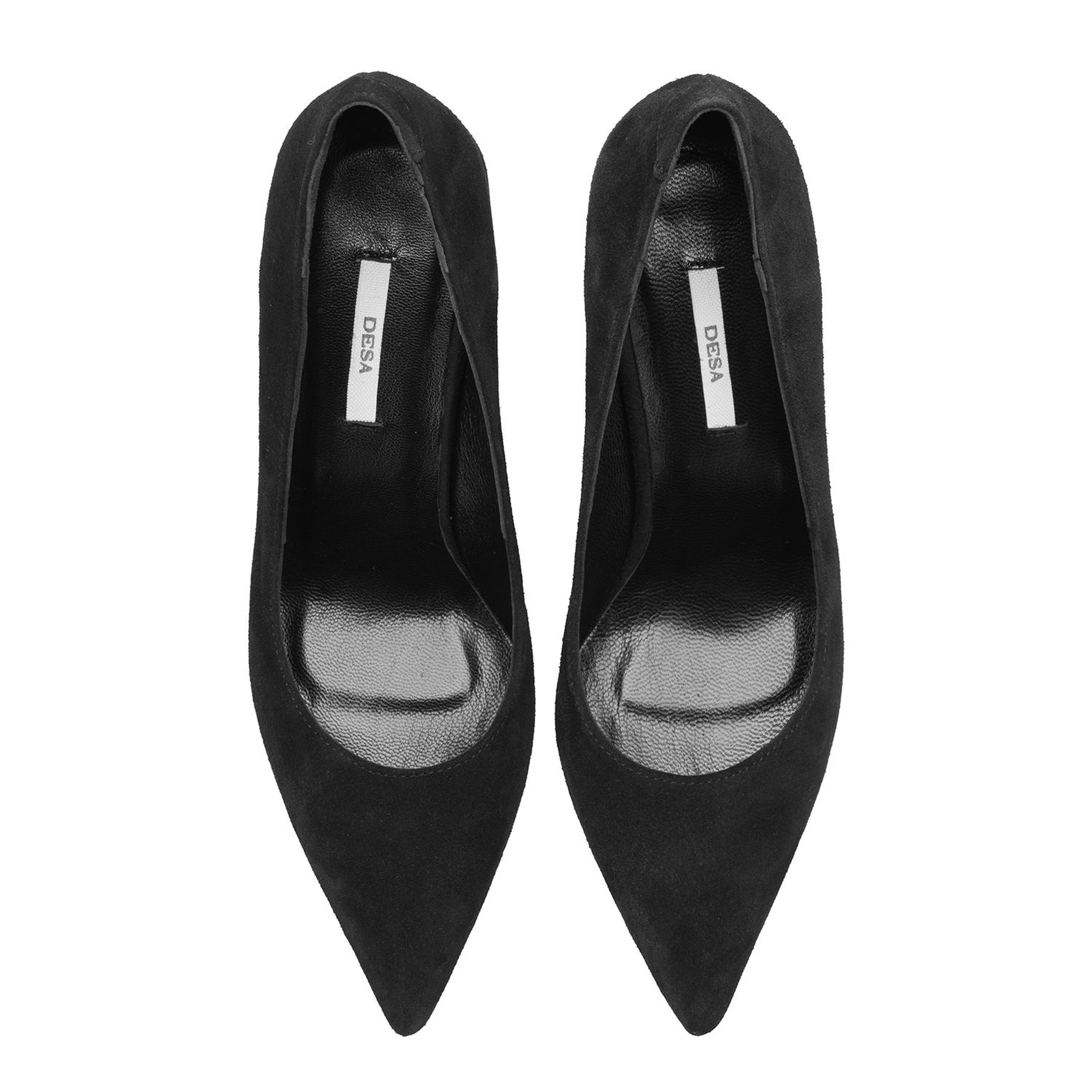 Kadın Siyah Süet Stiletto