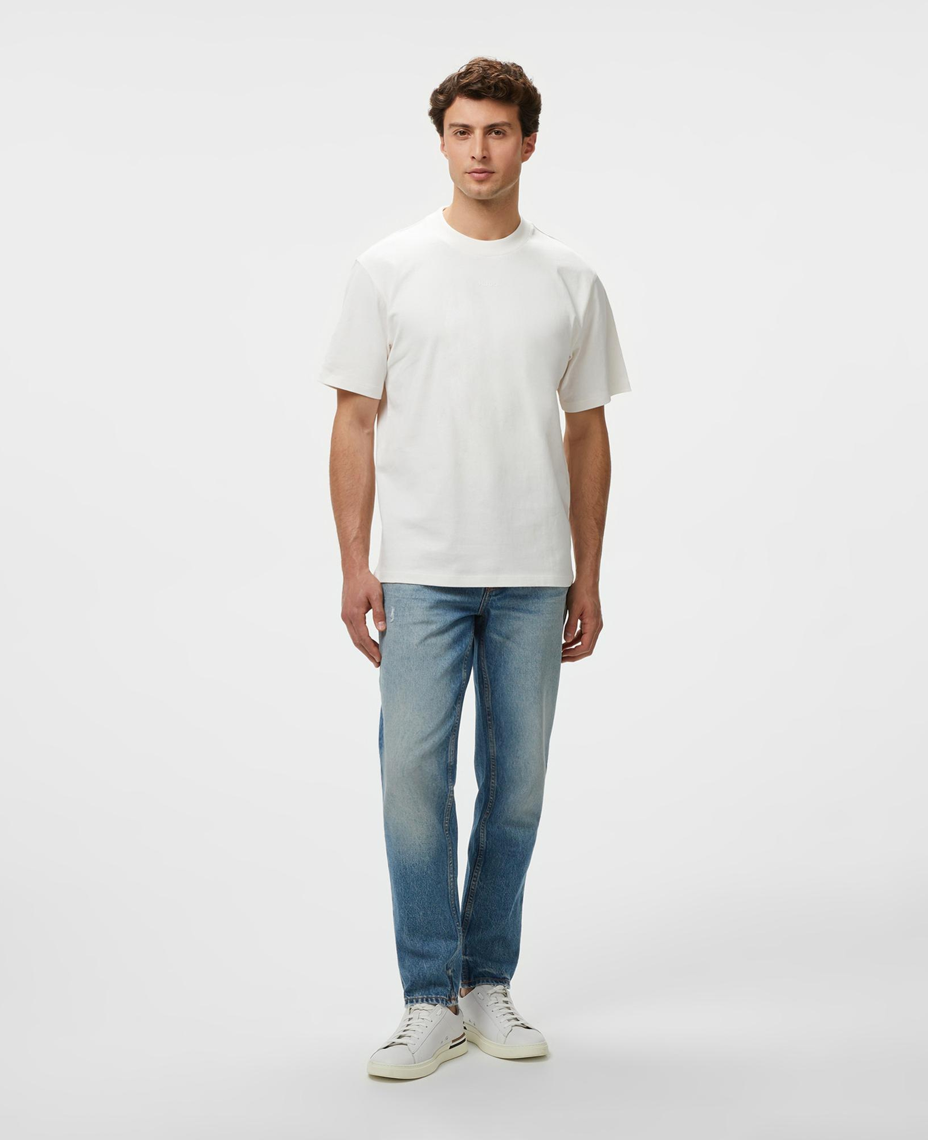 Hugo Dapolino Erkek Beyaz T-Shirt