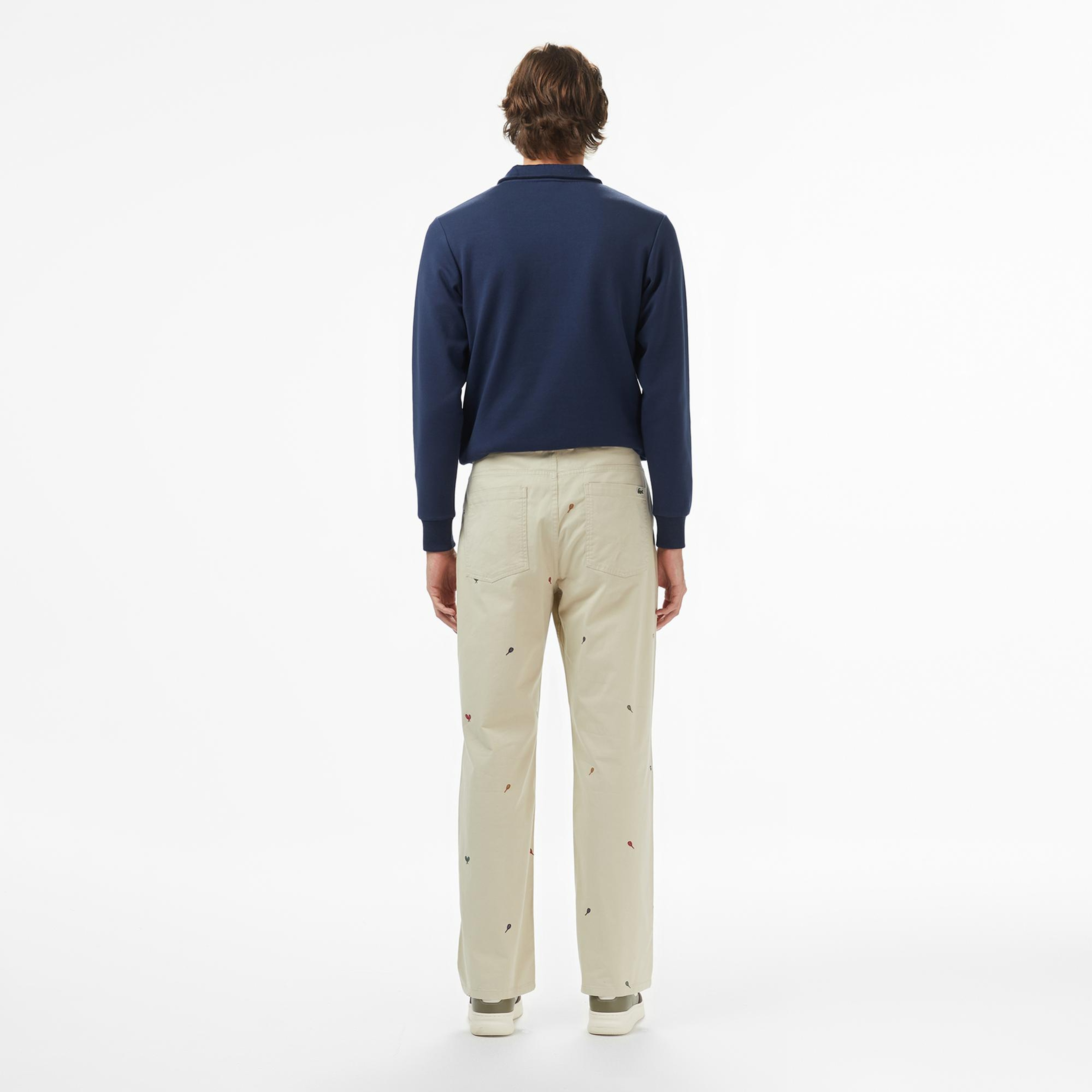 Lacoste Erkek Relaxed Fit Bej Pantolon