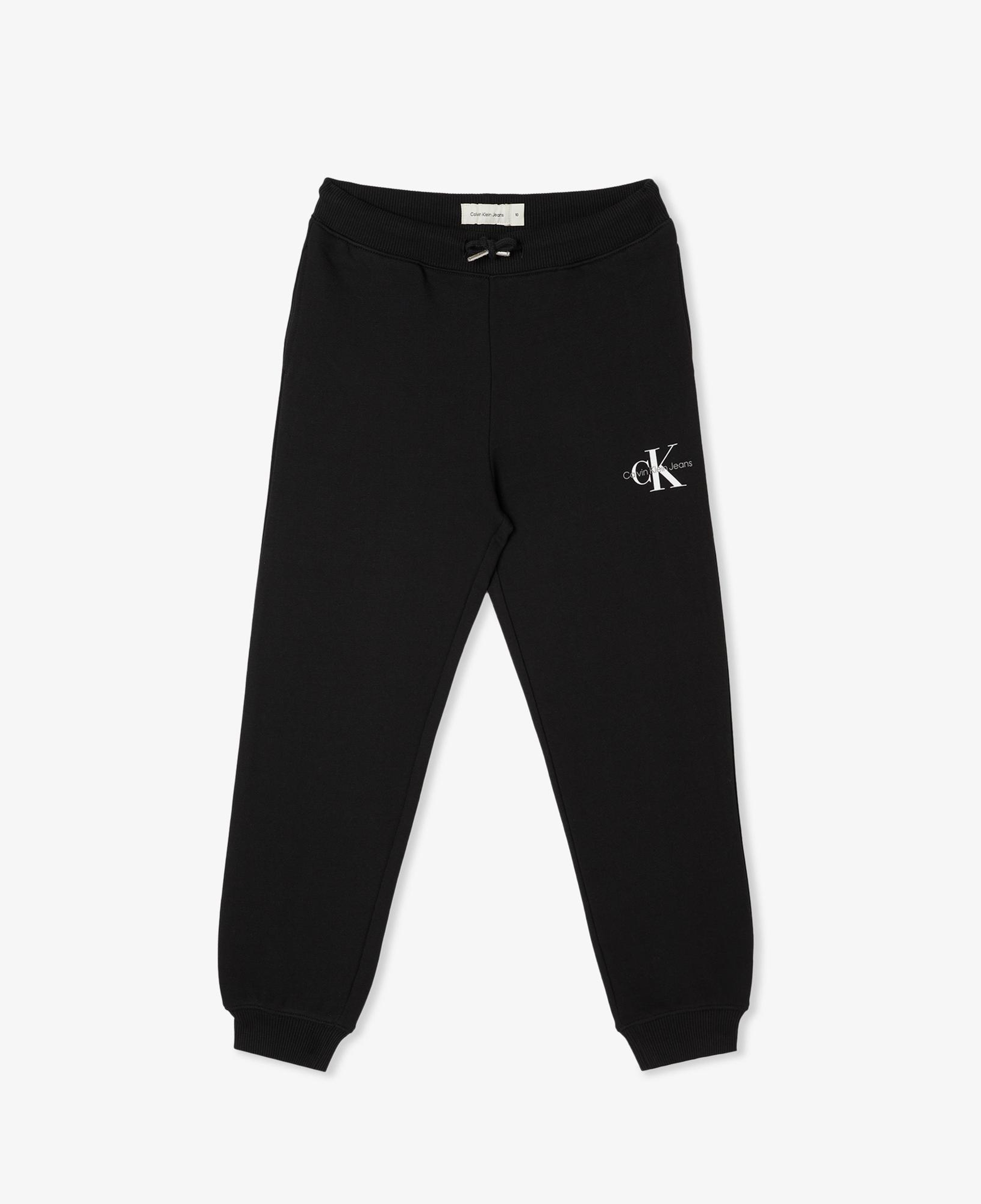 Calvin Klein Jeans Monogram Logo Çocuk Siyah Eşofman Altı