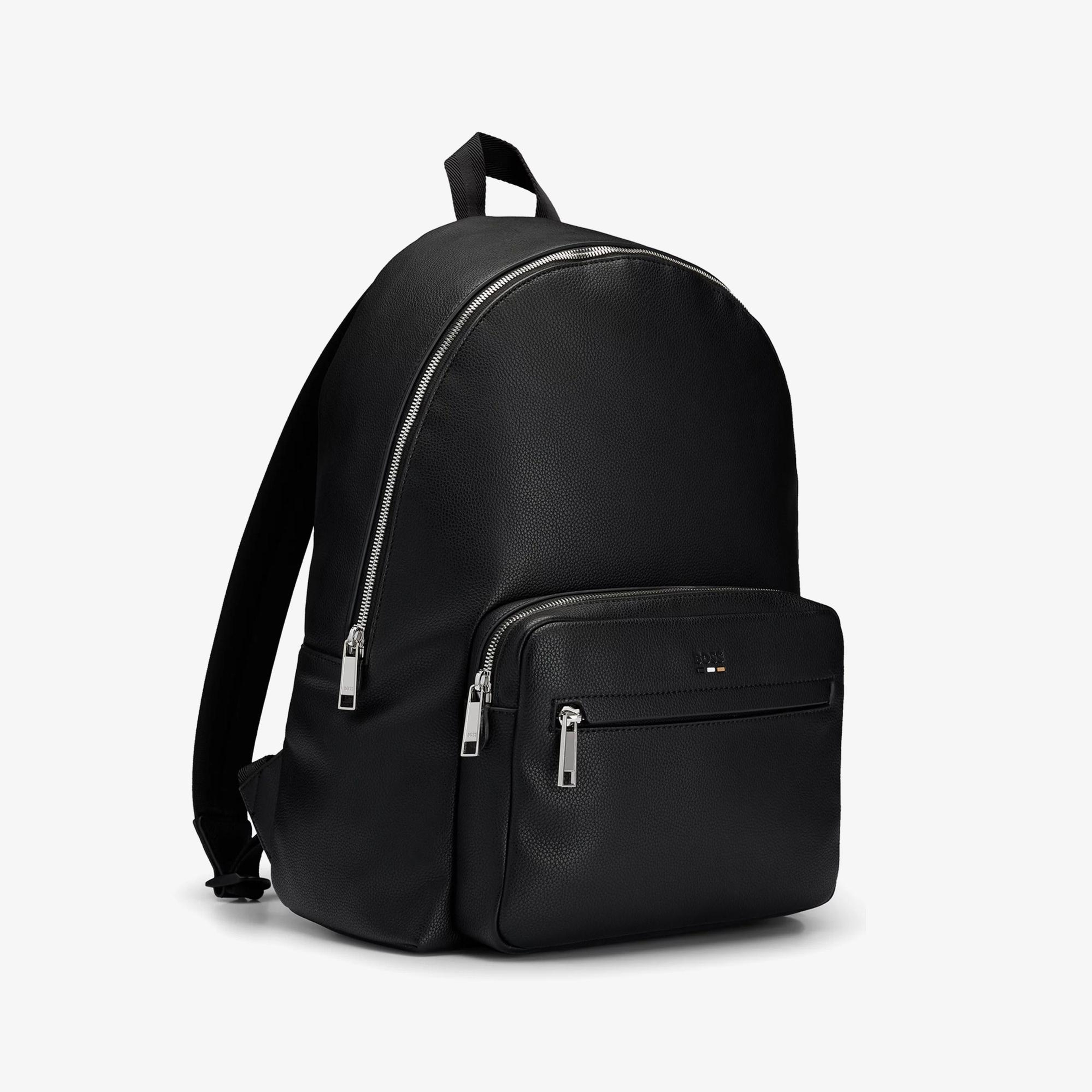 Boss Erkek Siyah Sırt Çantası