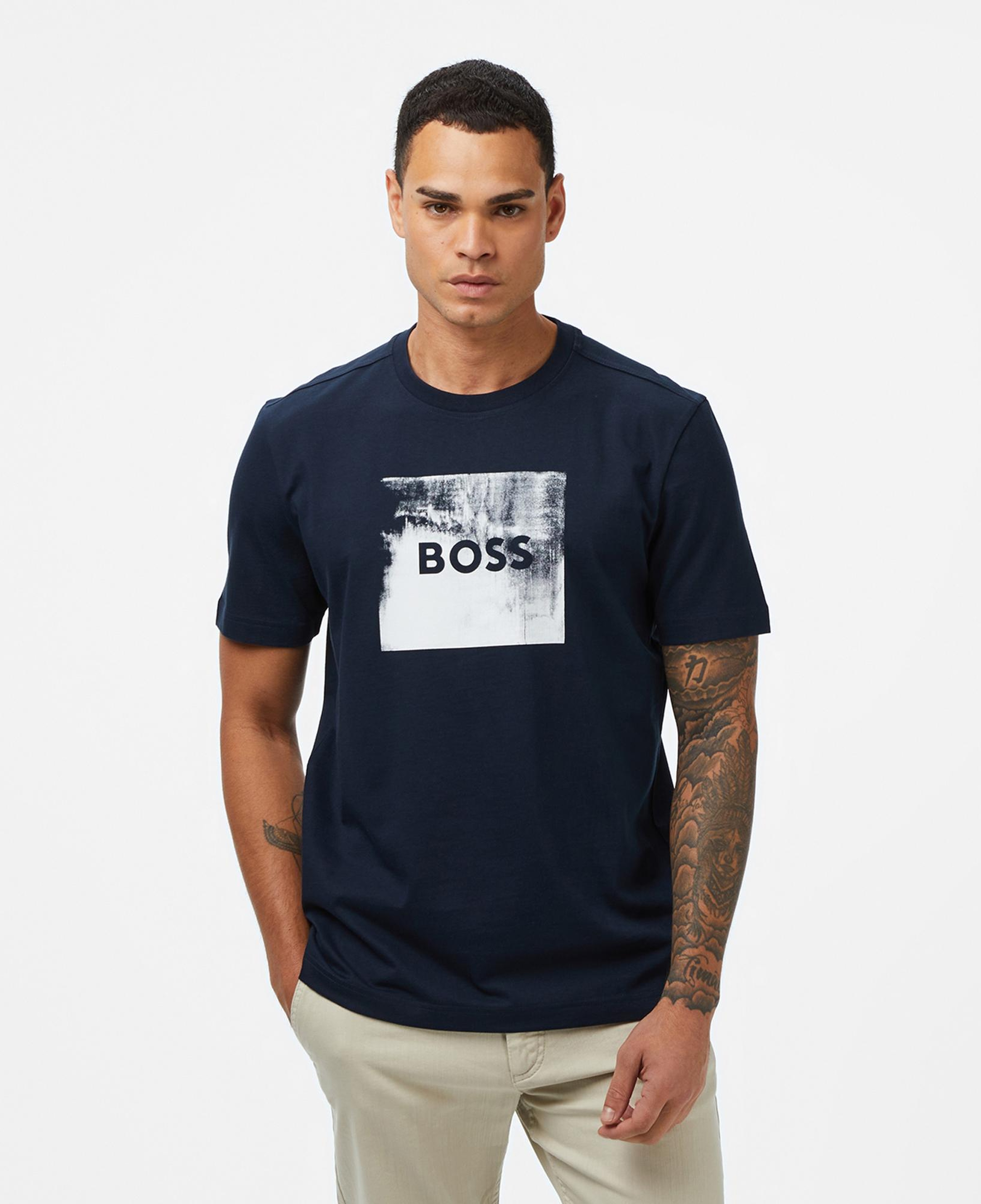 Boss Wheel Erkek Koyu Mavi T-Shirt
