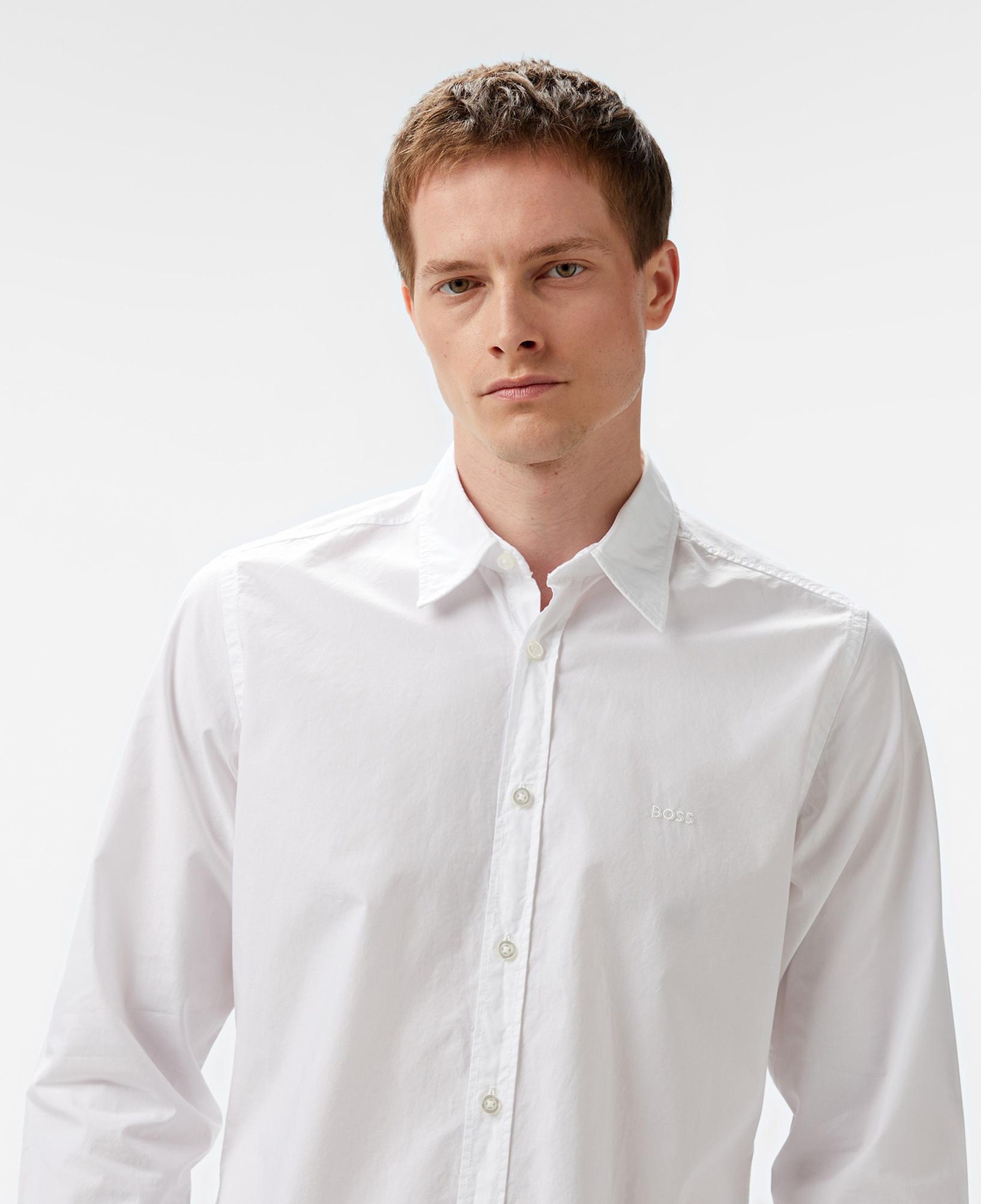 Boss Relegant 6 Erkek Beyaz Gömlek