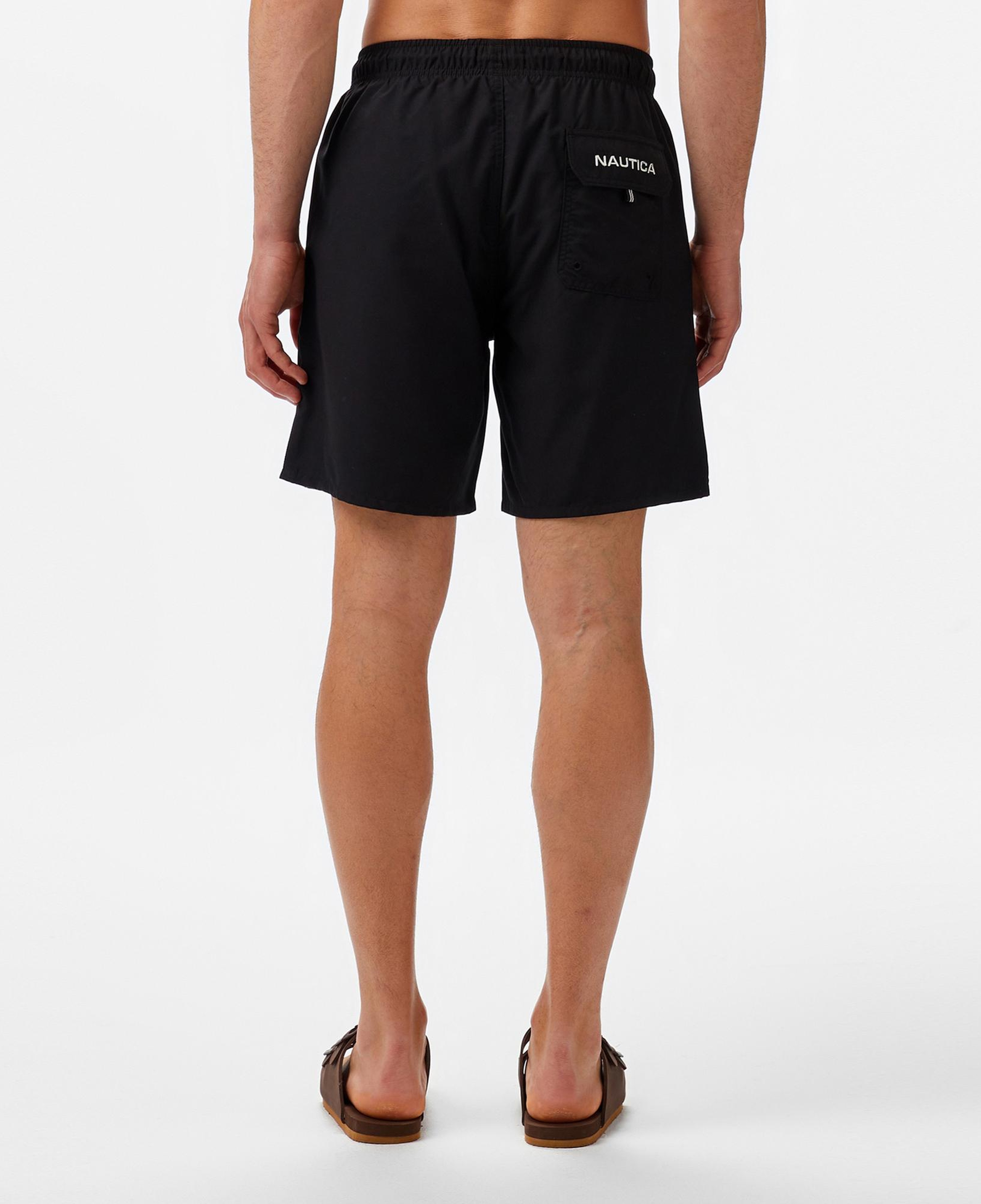 Nautica Erkek Siyah Regular Fit Deniz Şortu