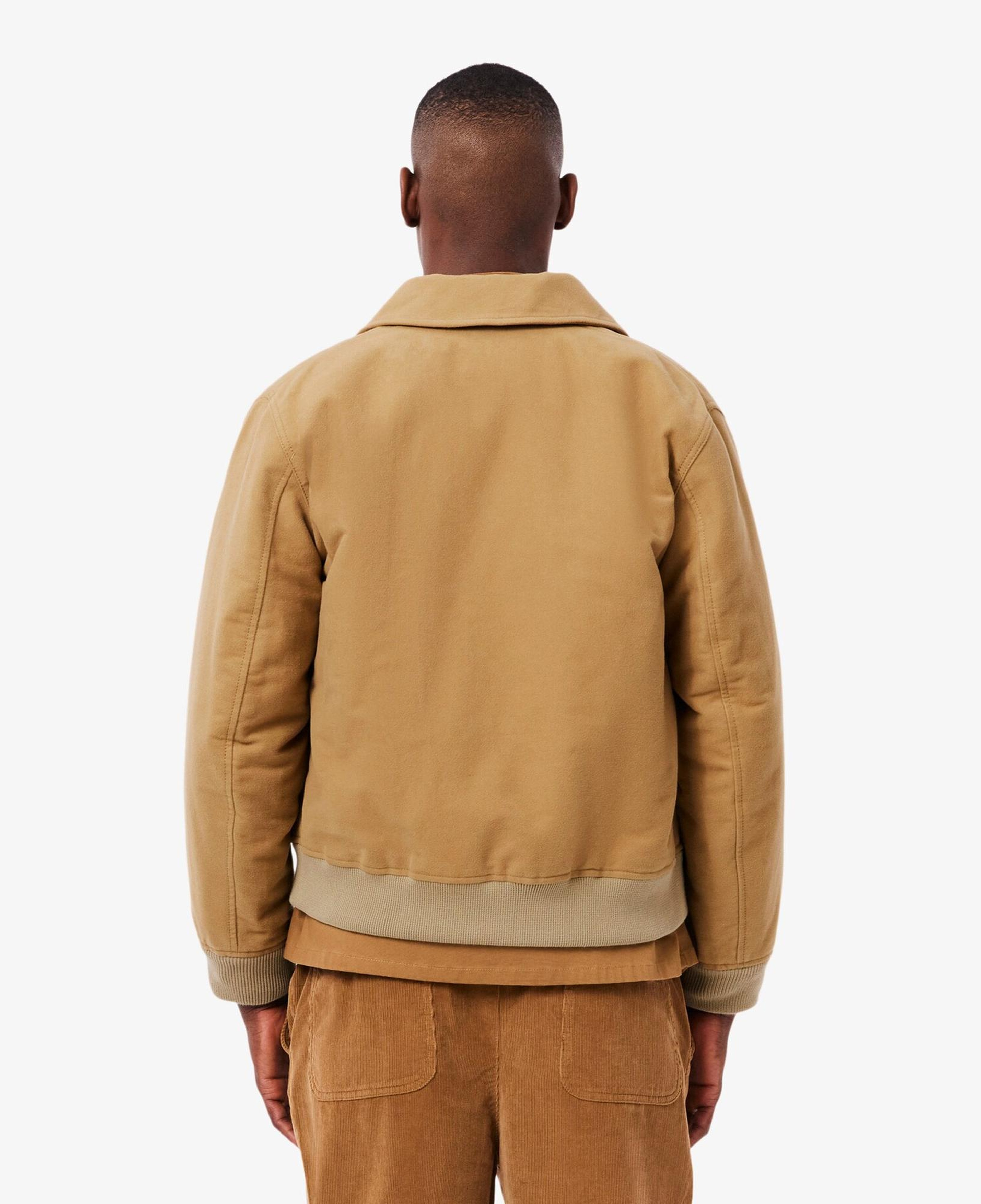 Lacoste Erkek Classic Fit Gömlek Yaka Bej Ceket