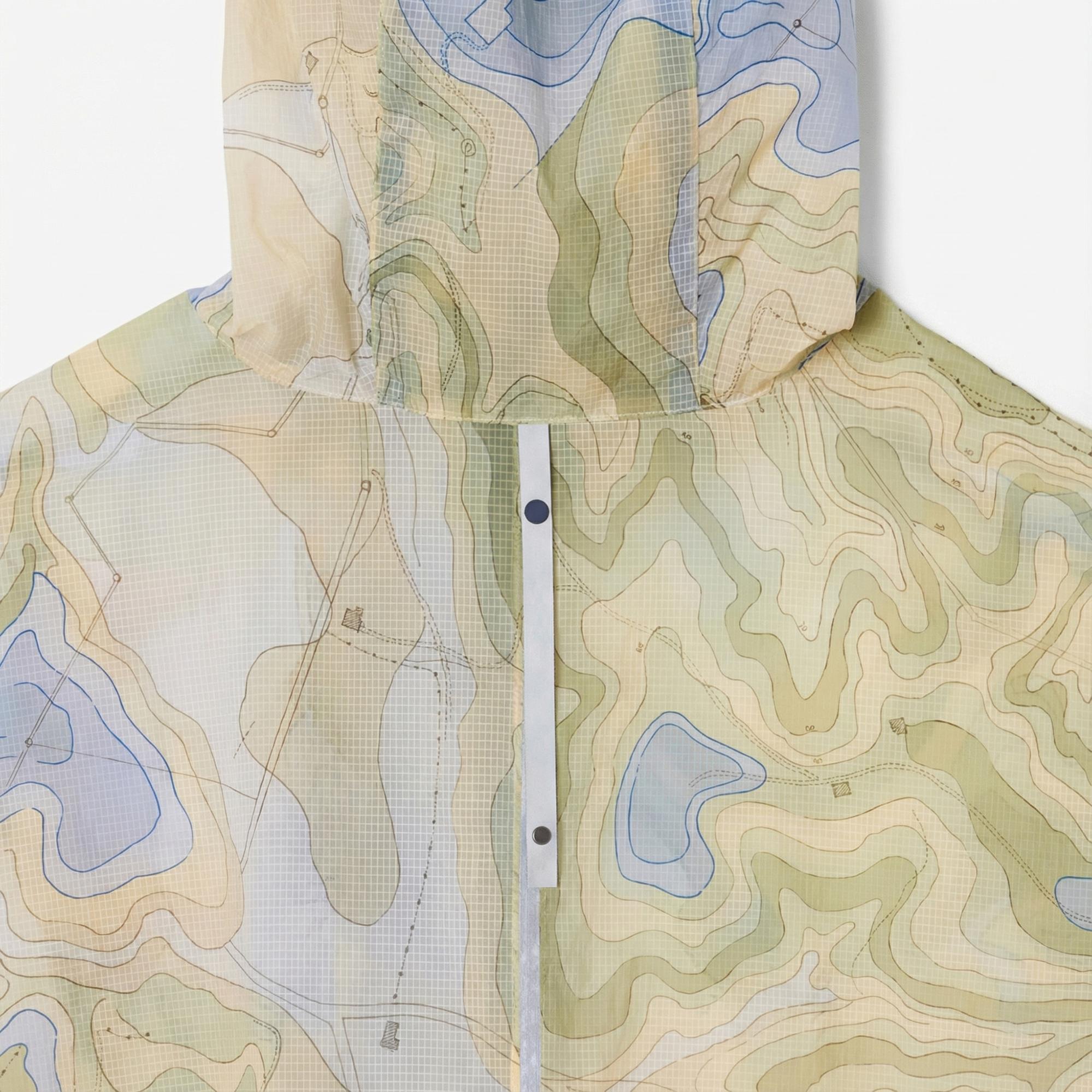 Lacoste Kadın Oversize Fit Kapüşonlu Renkli Mont