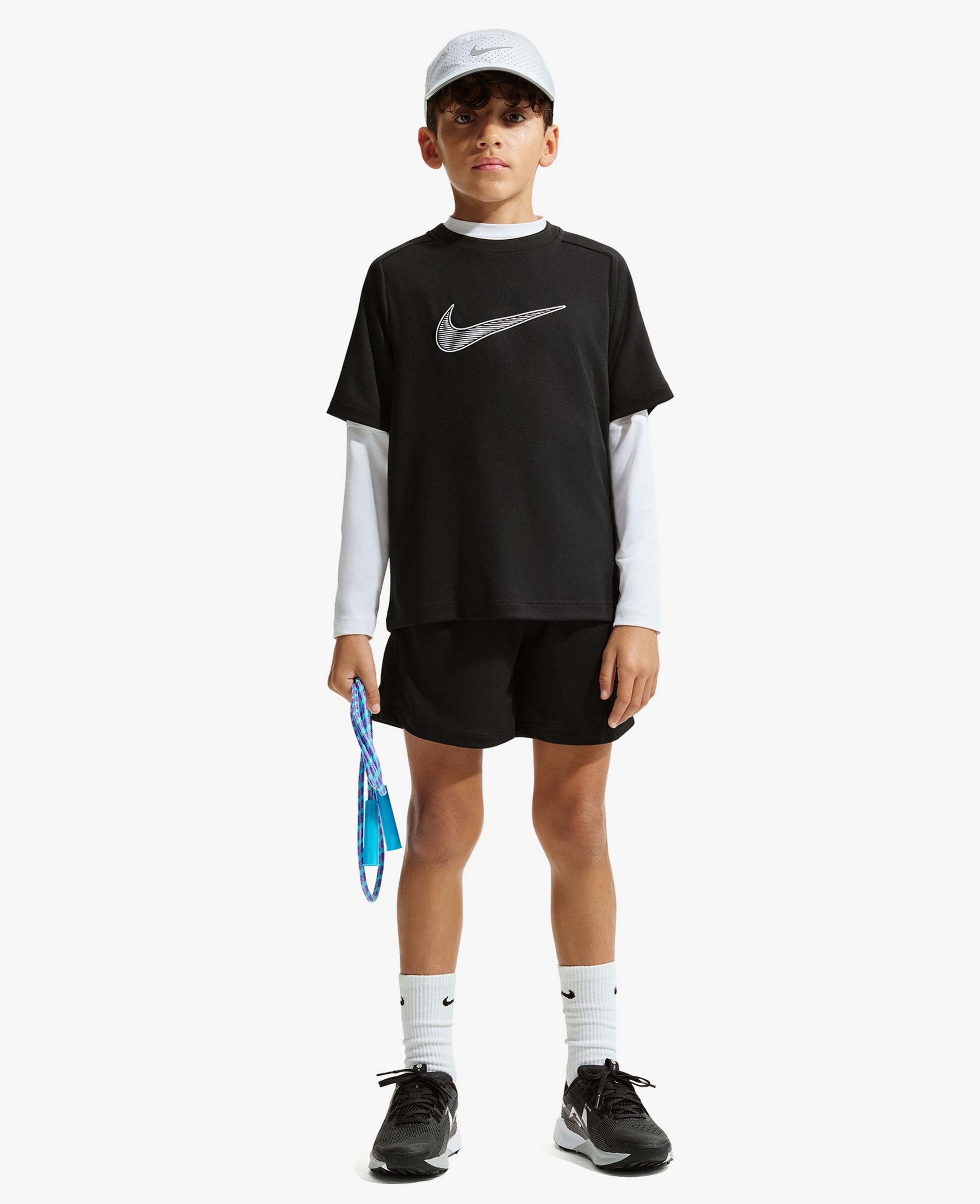 Nike Dri-Fit Multi Çocuk Siyah T-Shirt