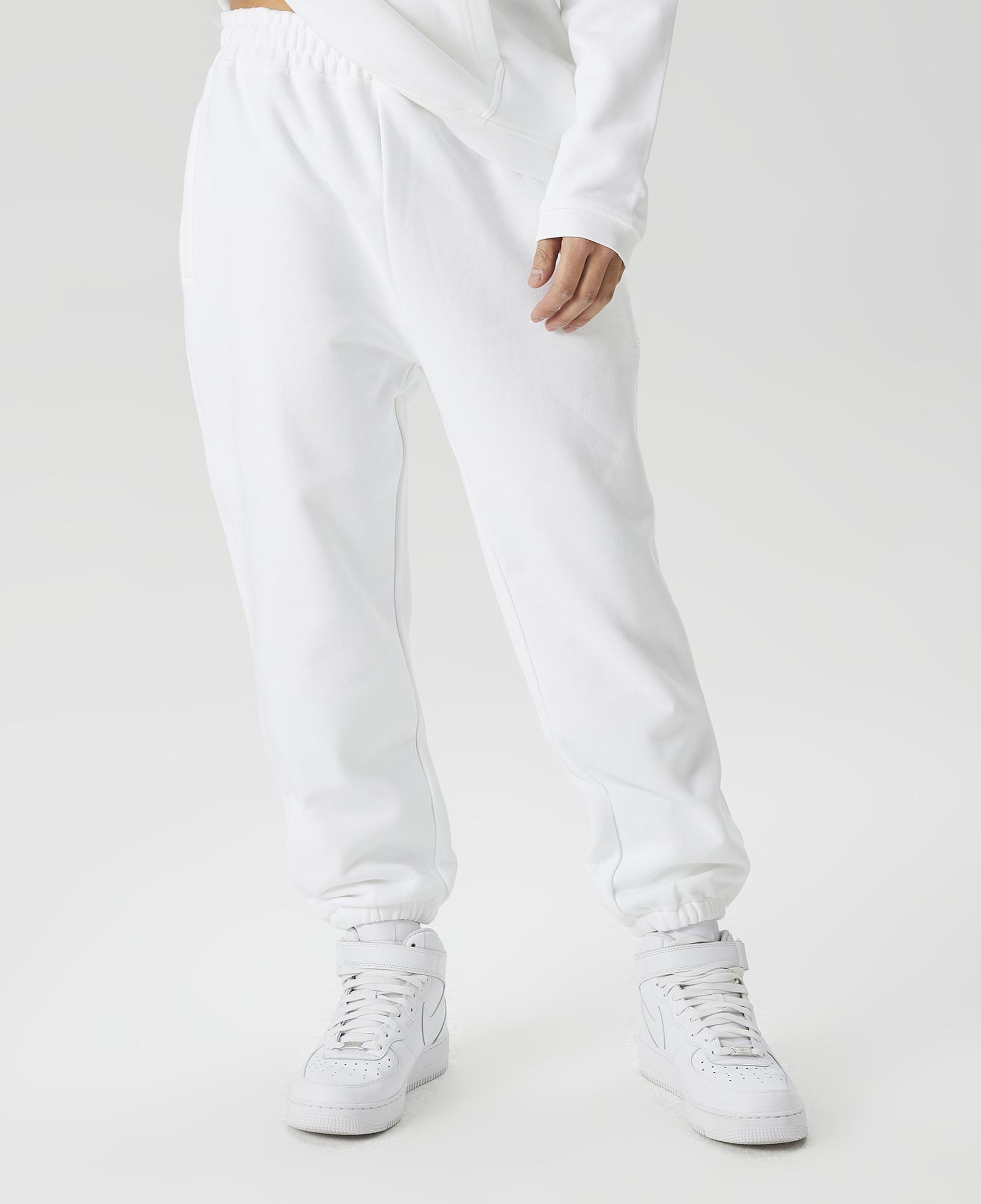 Les Benjamins Essentials Erkek Beyaz Eşofman Altı