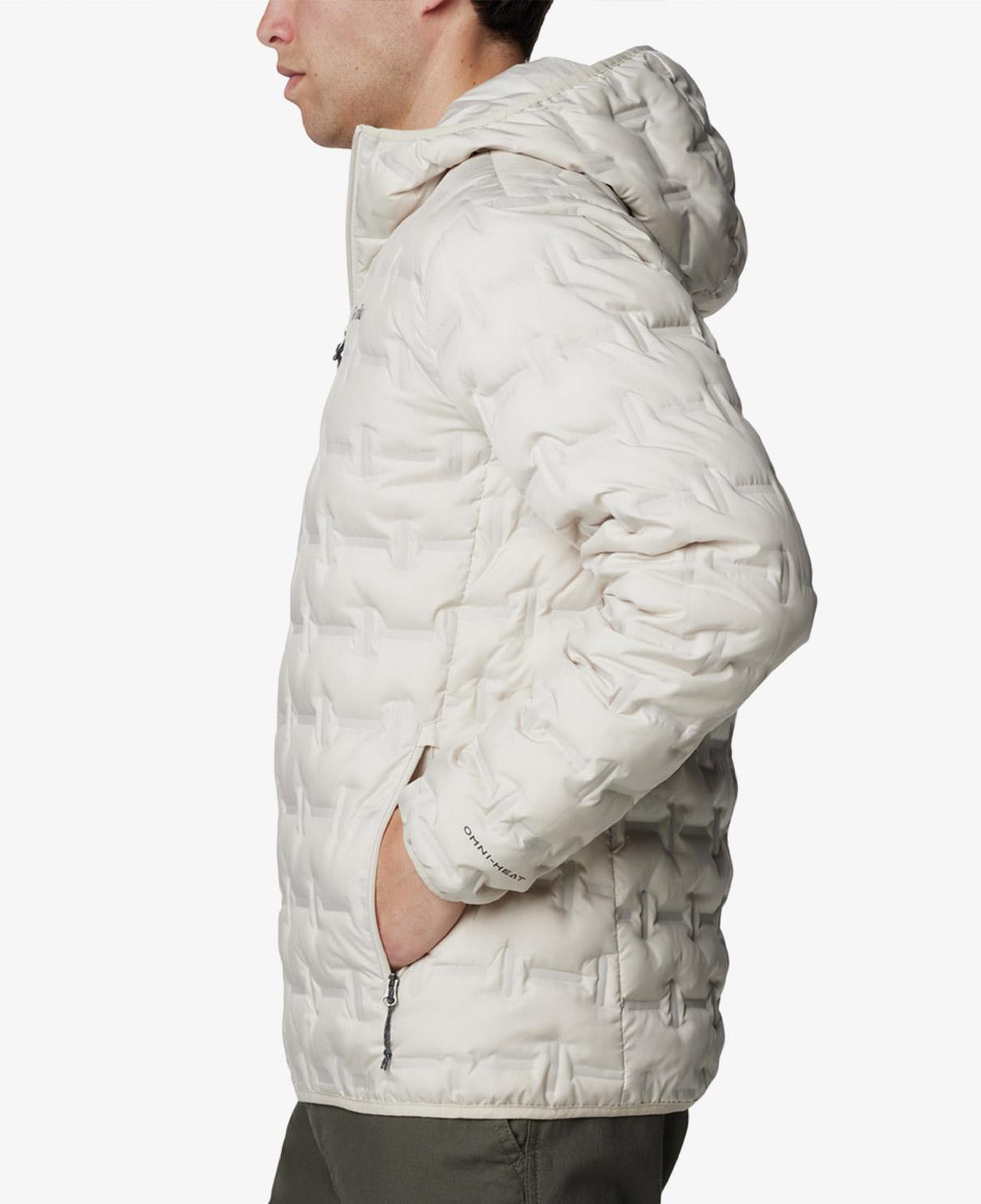 Columbia Delta Ridge II Down Erkek Krem Rengi Mont