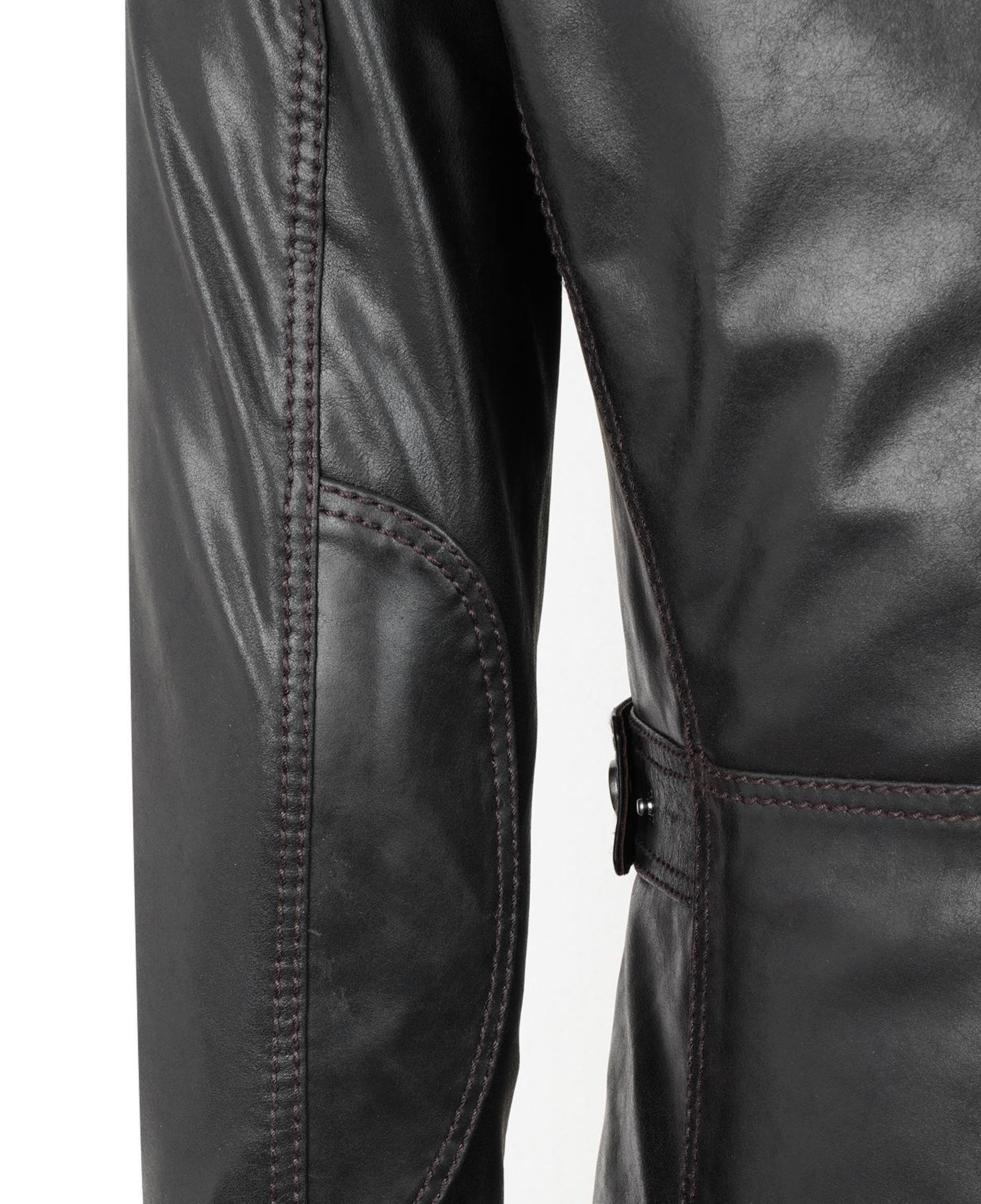 Breyon Kahve Erkek Deri Ceket