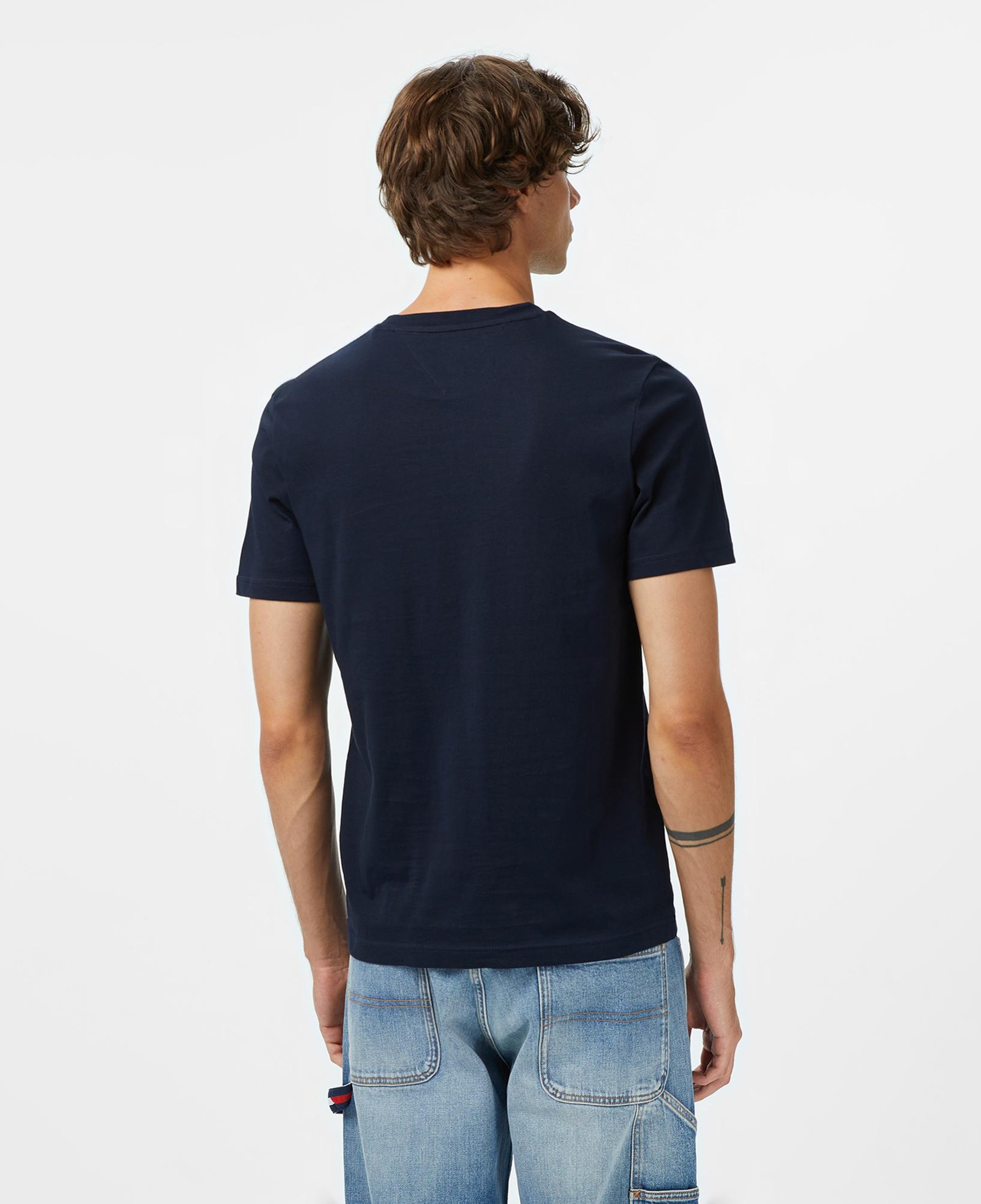 Tommy Hilfiger Brand Love Stack Erkek Lacivert T-Shirt