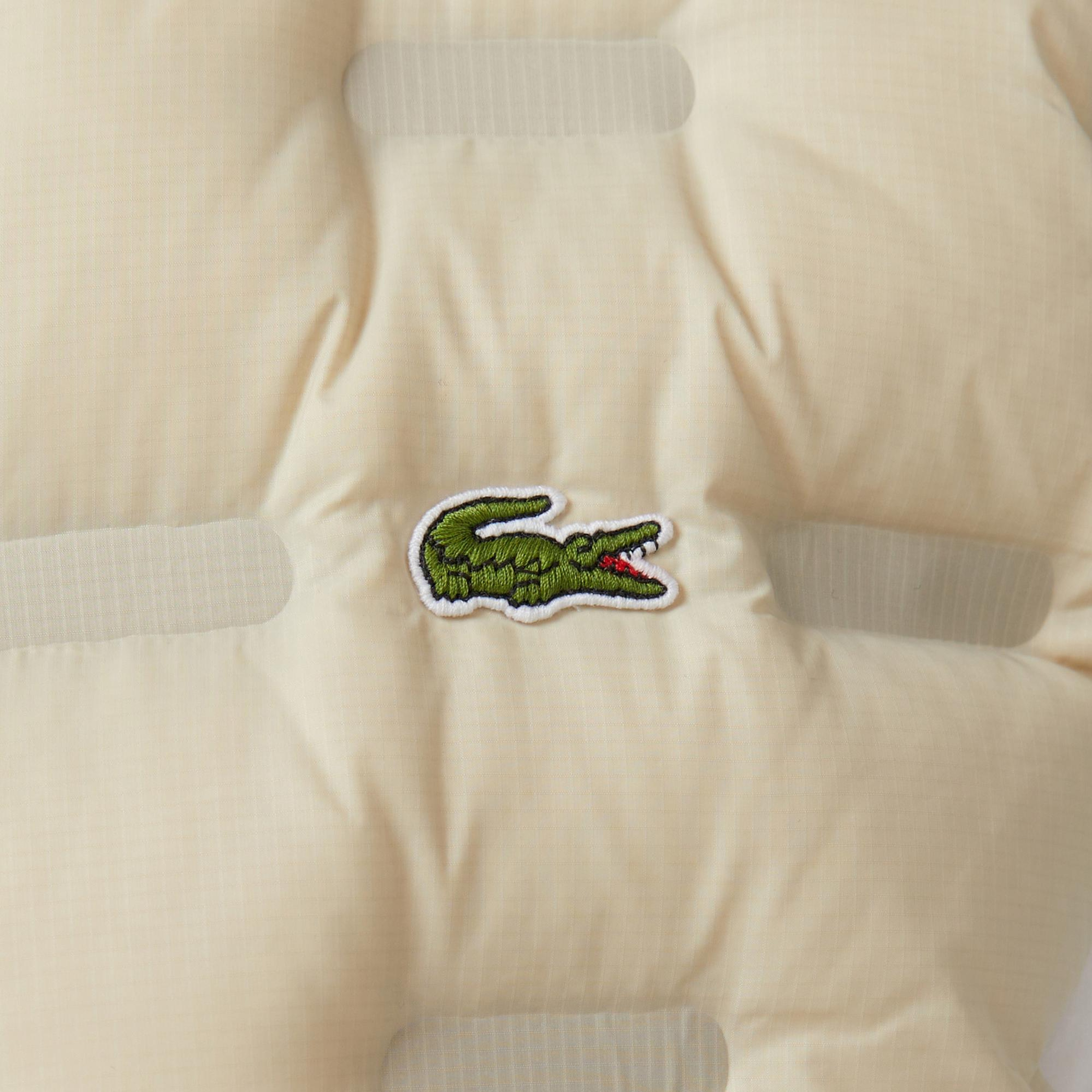 Lacoste Erkek Dik Yaka Kapitone Açık Gri Yelek