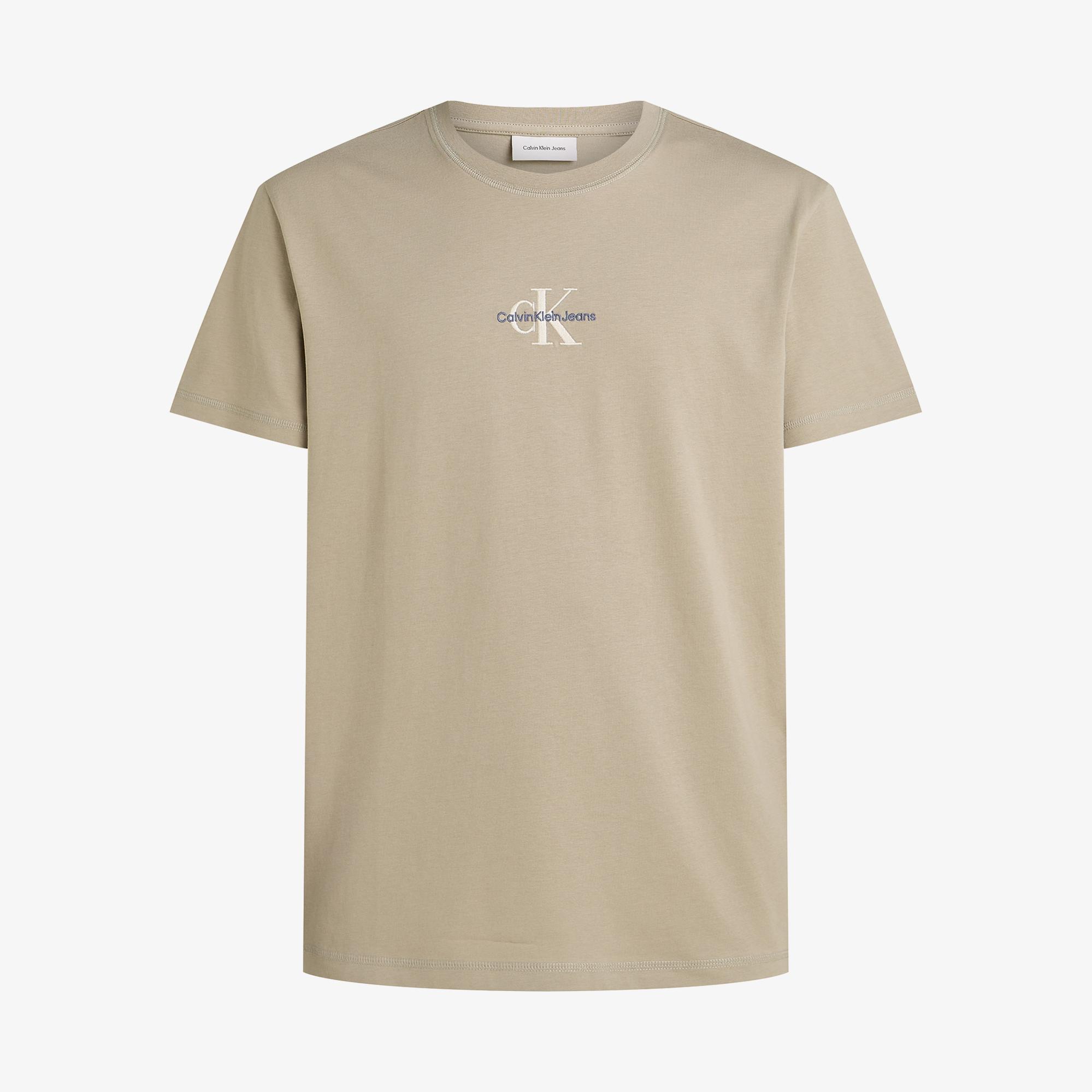 Calvin Klein Monologo Erkek Bej T-Shirt