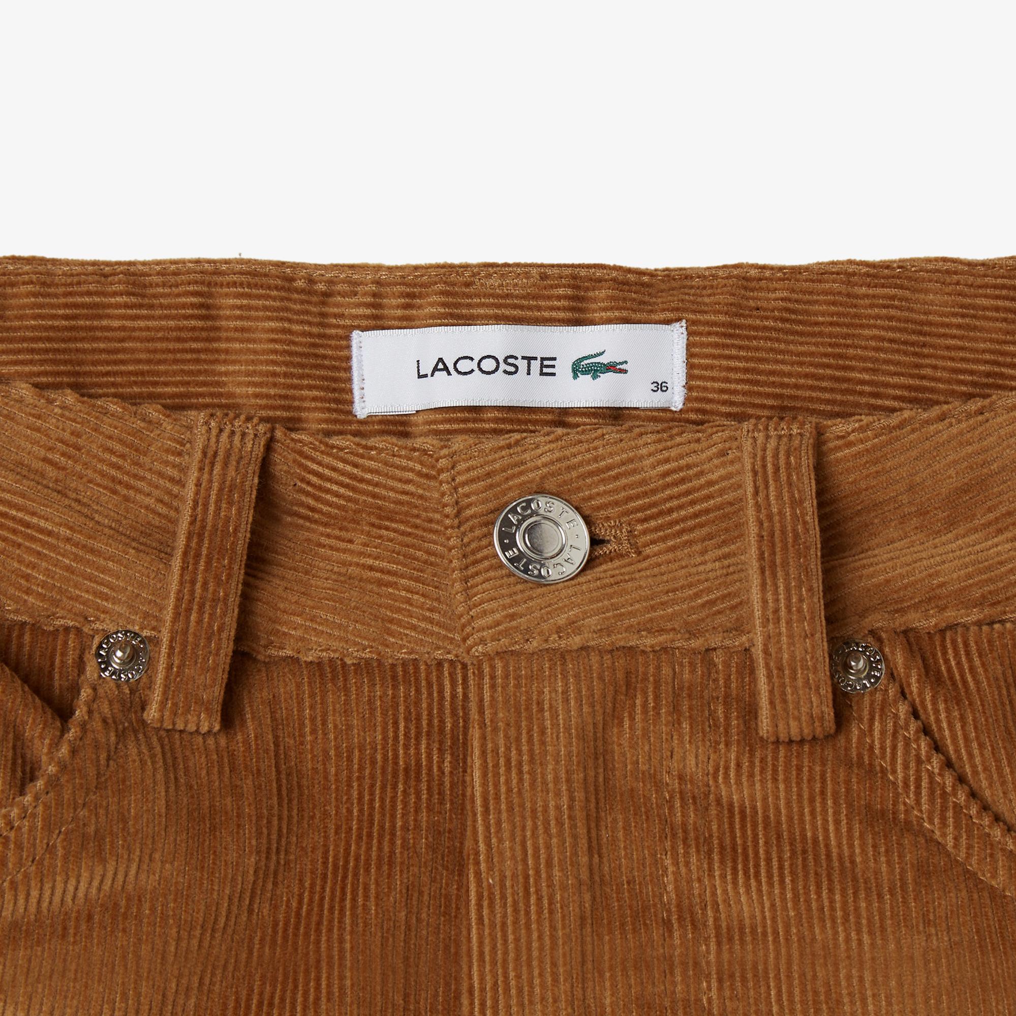 Lacoste Kadın Wide Leg Kahverengi Pantolon
