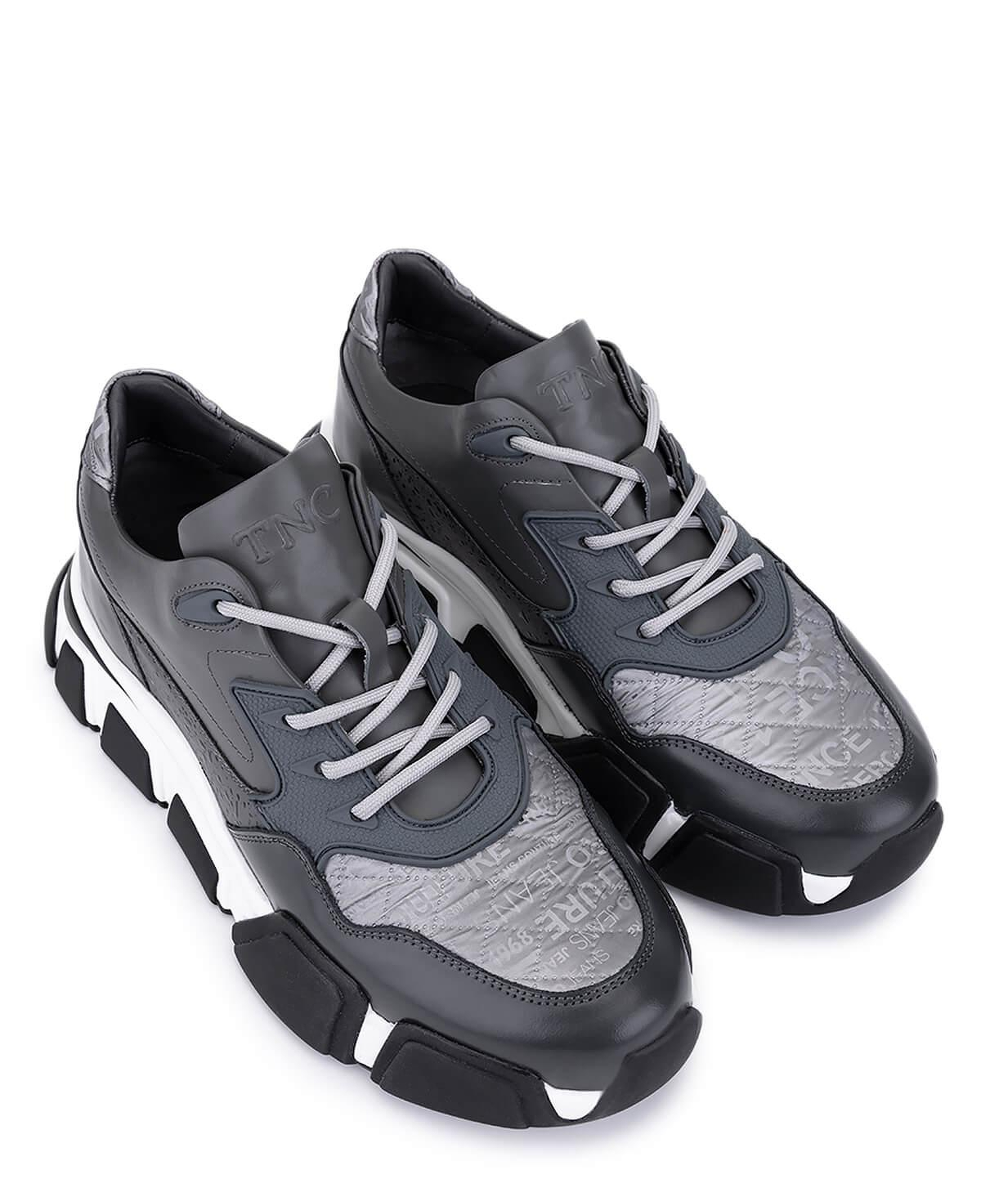 Tamer Tanca Erkek Hakiki Deri Gri Sneakers & Spor Ayakkabı