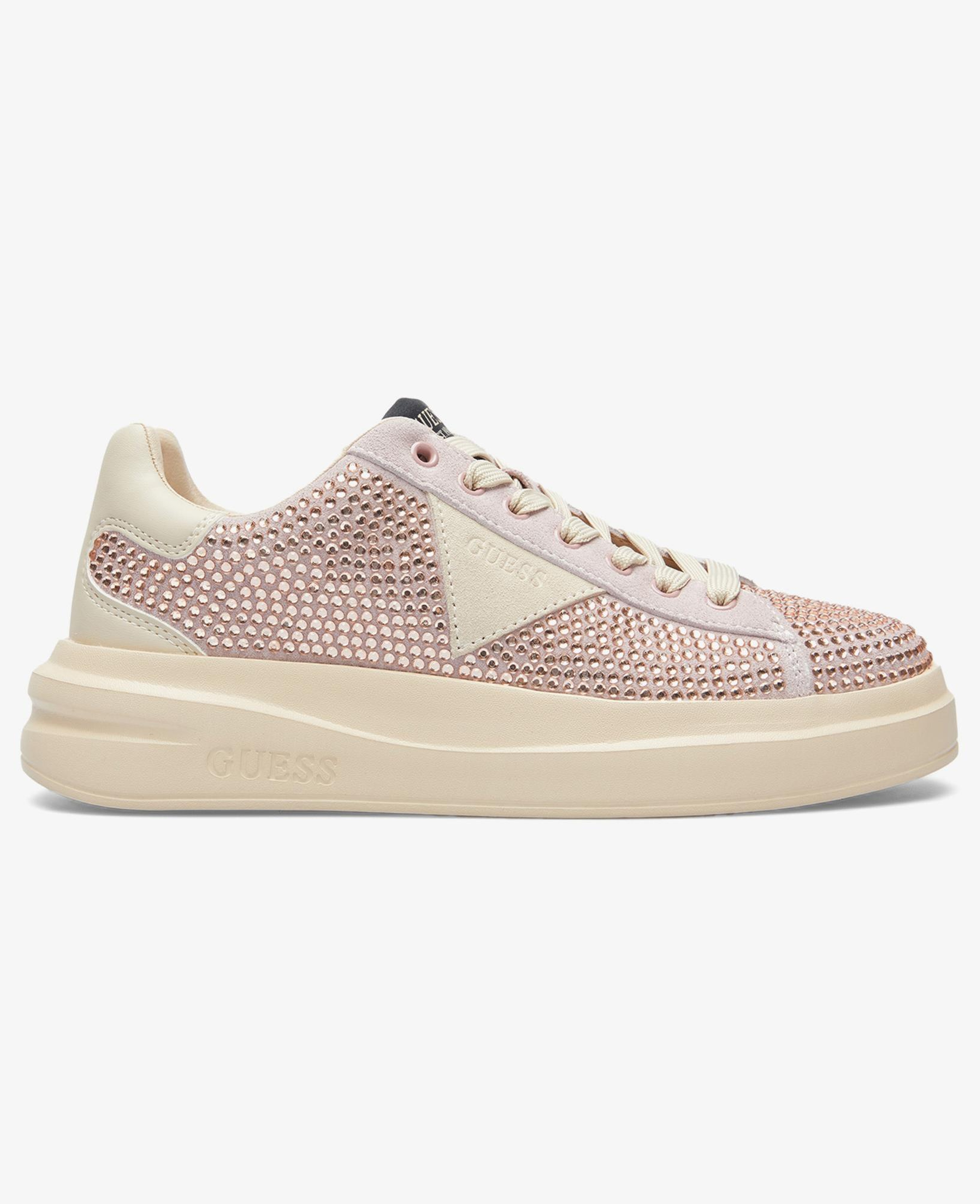 Guess Elbina Suede Kadın Pembe Sneaker