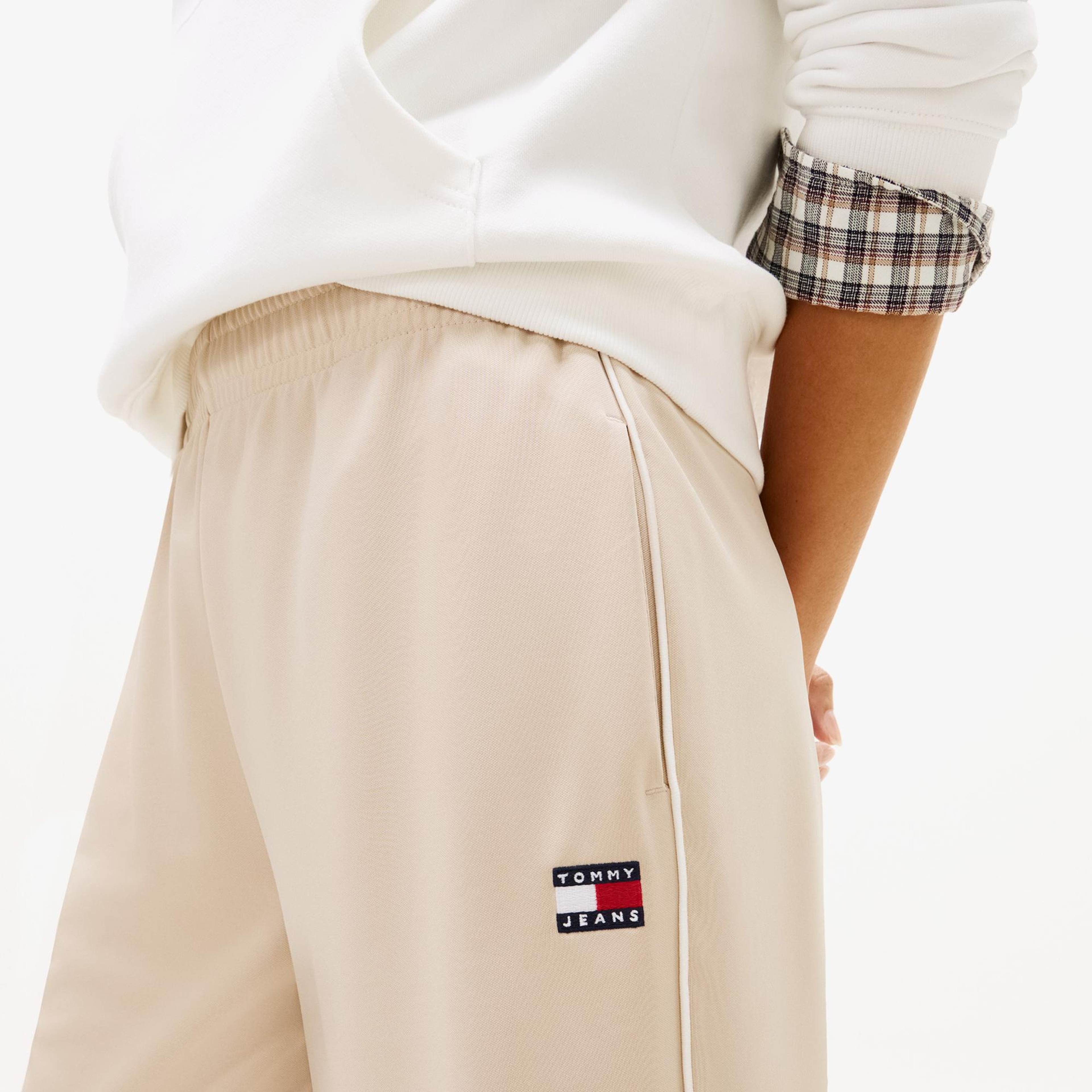 Tommy Hilfiger Badge Kadın Bej Eşofman Altı