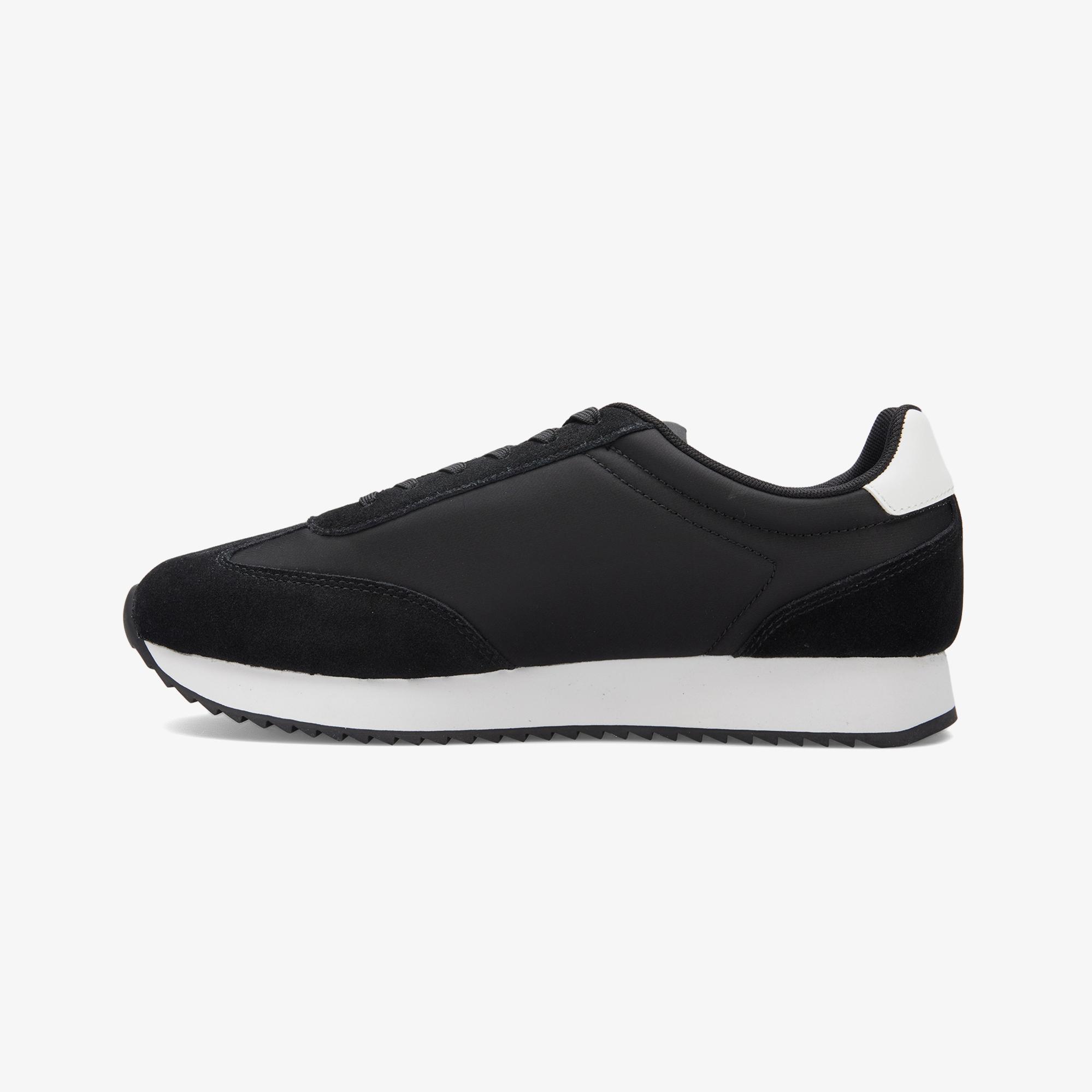 Calvin Klein Retro Runner Lace Up Erkek Siyah Sneaker