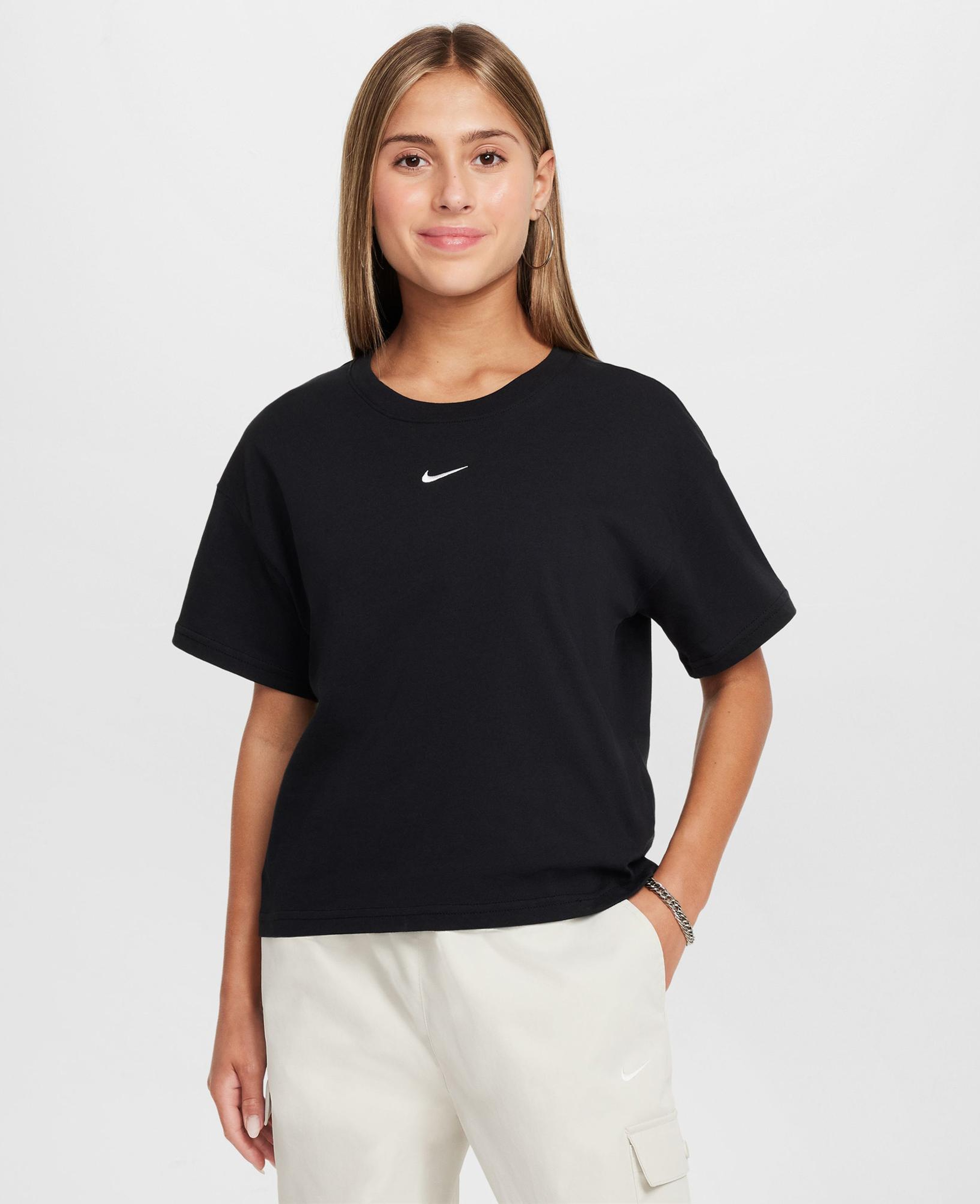 Nike Sportswear Boxy Essential Çocuk Siyah T-Shirt