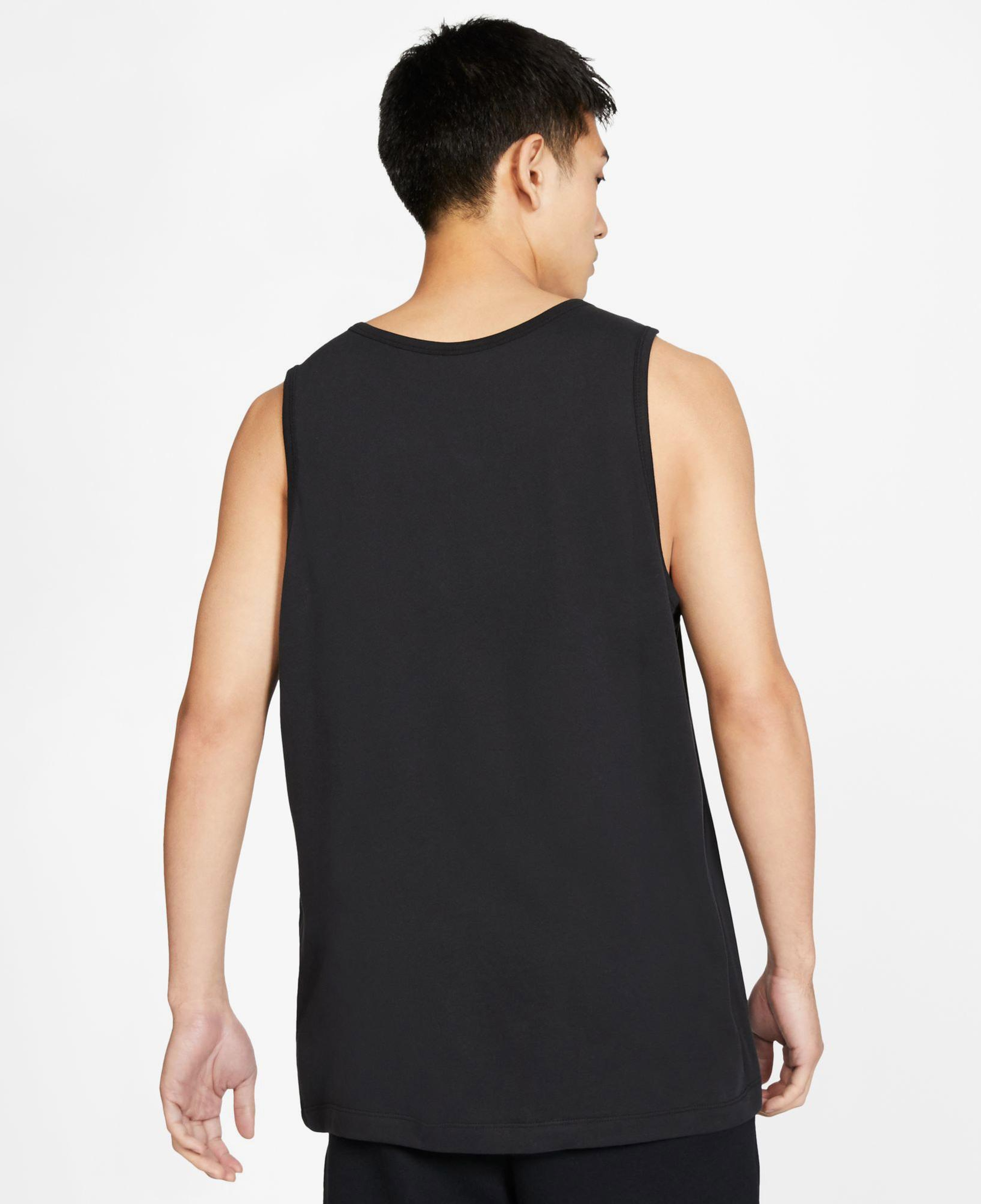 Nike Dri-Fit Tank Solid Erkek Siyah Kolsuz T-Shirt