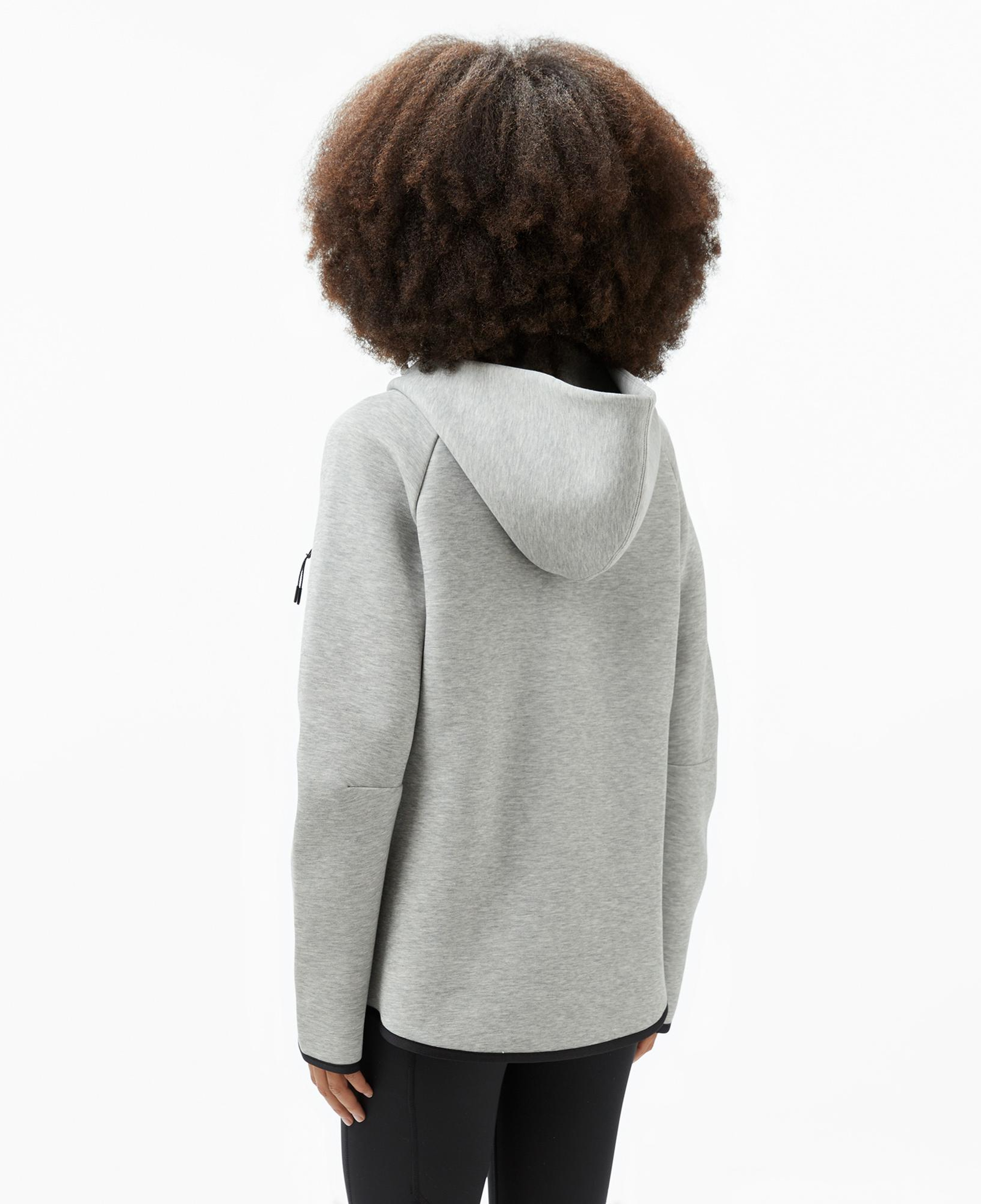 Nike Sportswear Tech Fleece Windrunner Kadın Gri Eşofman Üstü