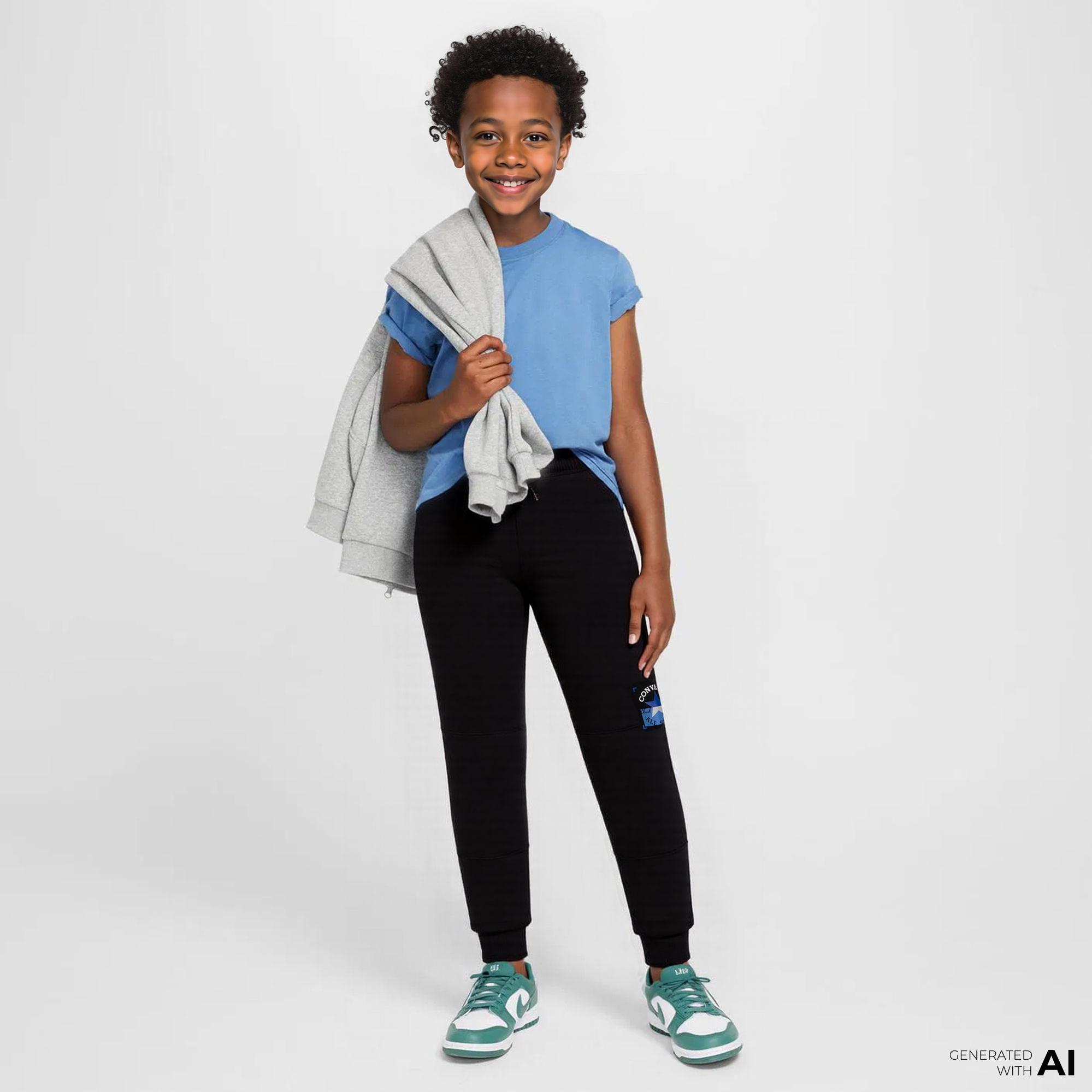 Converse Urban Utility Çocuk Siyah Eşofman Altı