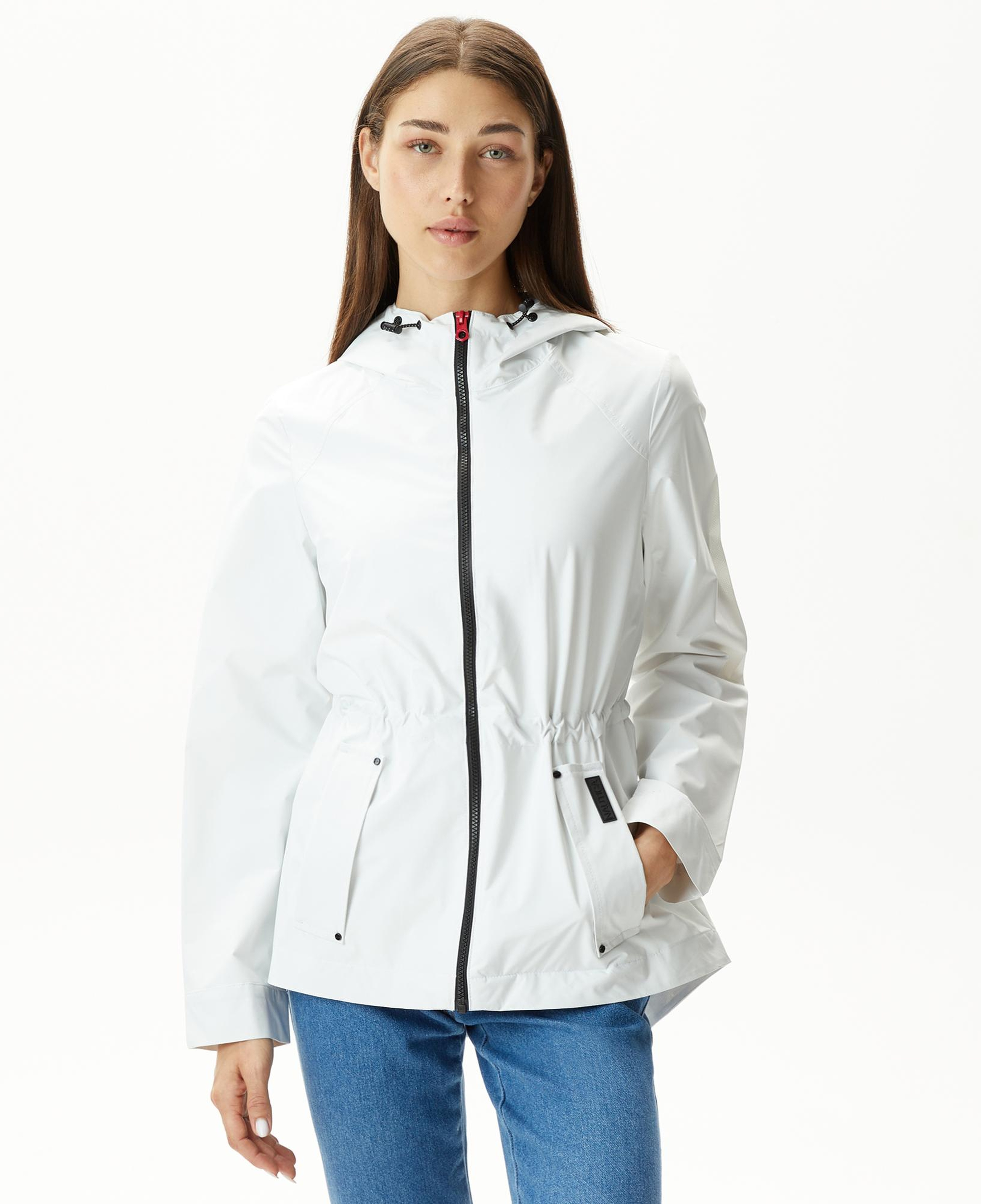 Nautica Kadın Beyaz Yağmurluk