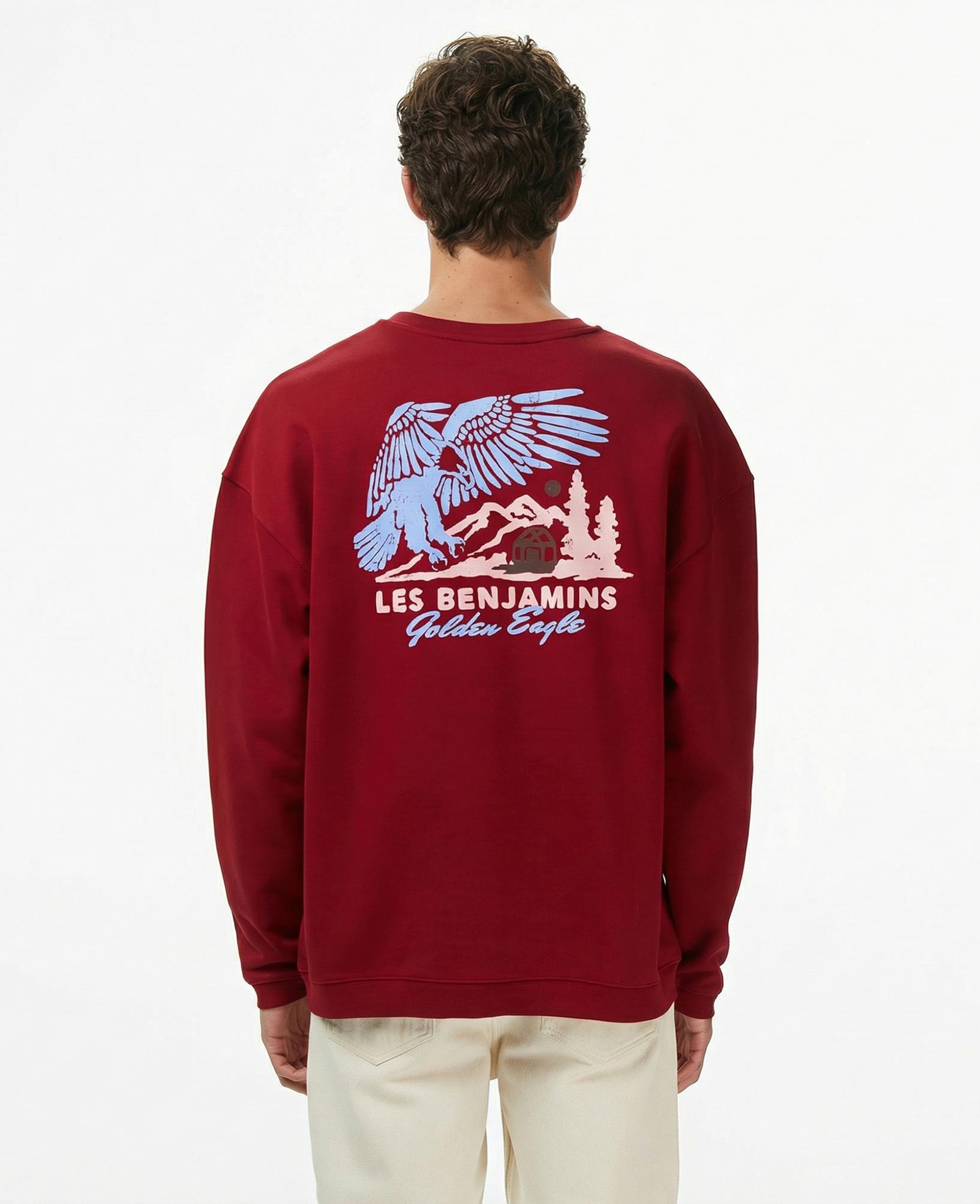 Les Benjamins 007 Erkek Kırmızı Sweatshirt