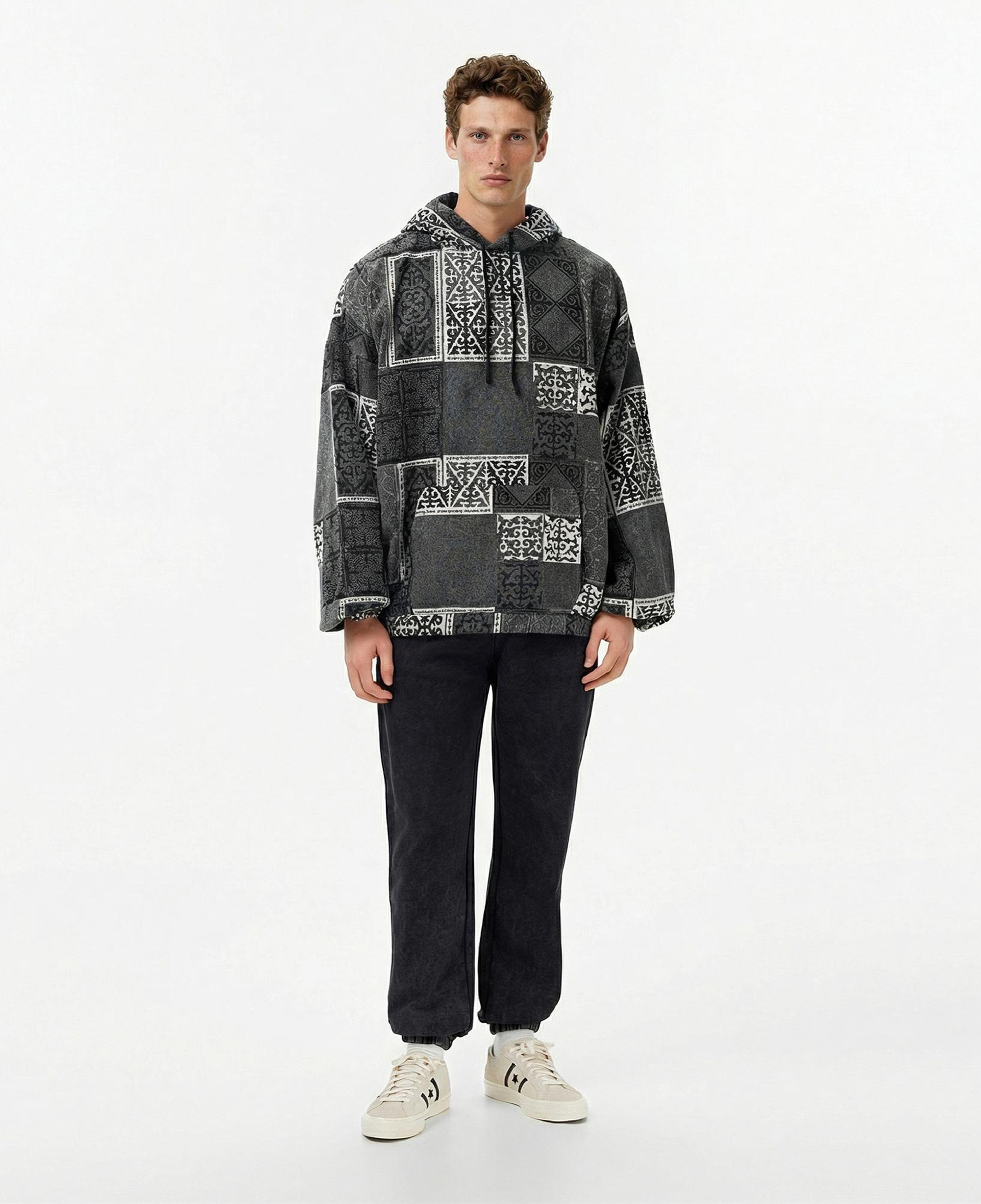 Les Benjamins 029 Erkek Renkli Sweatshirt