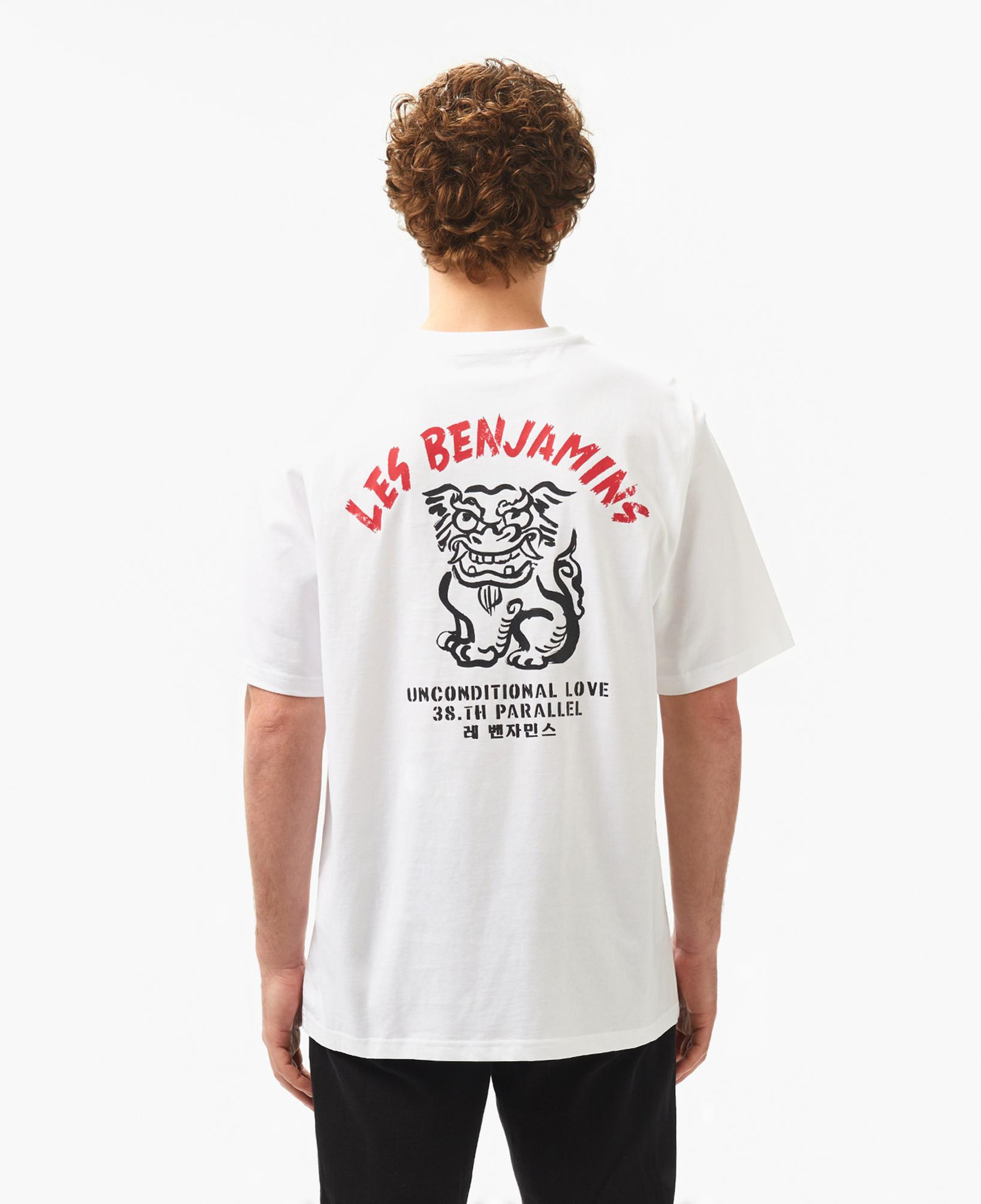 Les Benjamins Relaxed 031 Erkek Beyaz T-Shirt