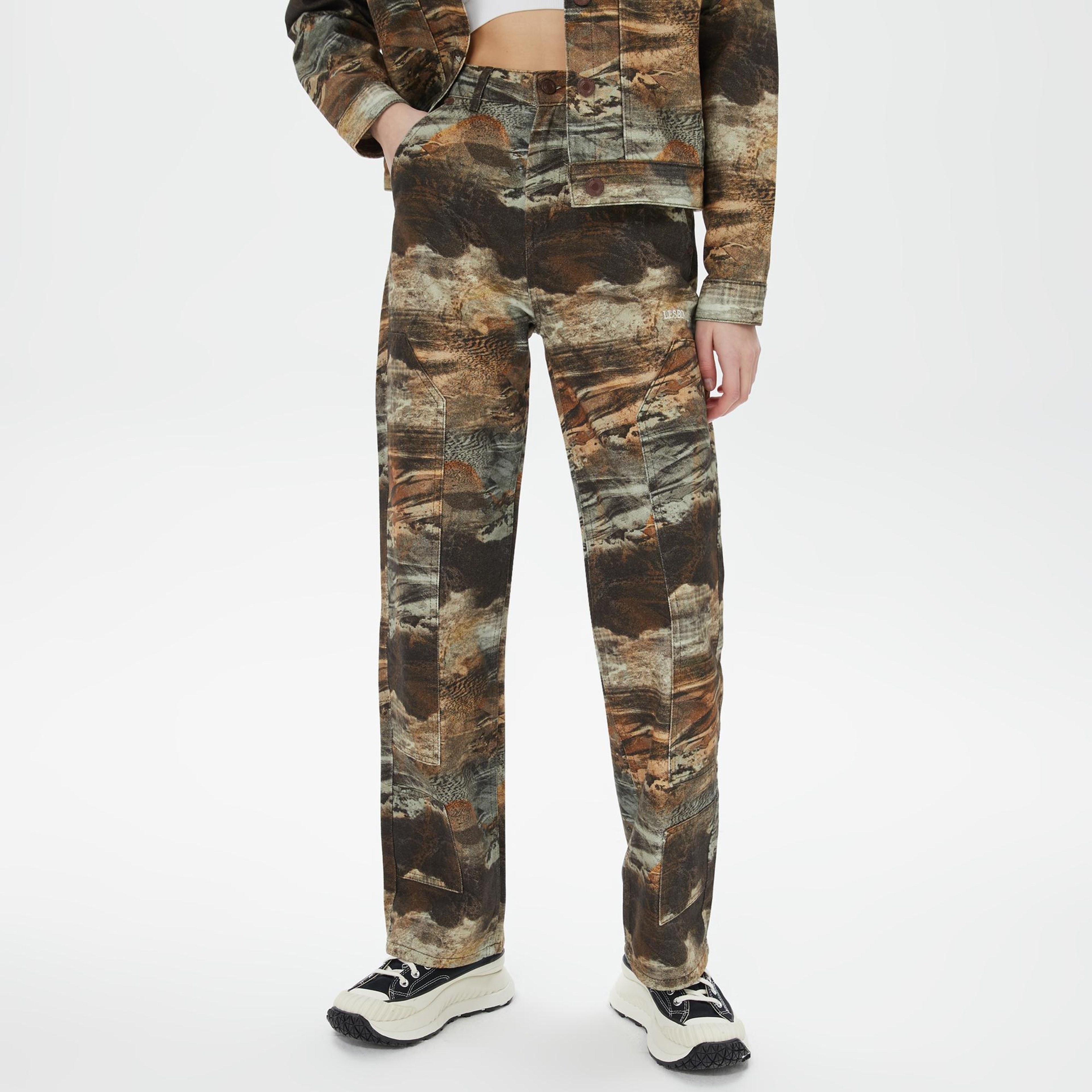 Les Benjamins Utility 001 Kadın Kahverengi Pantolon