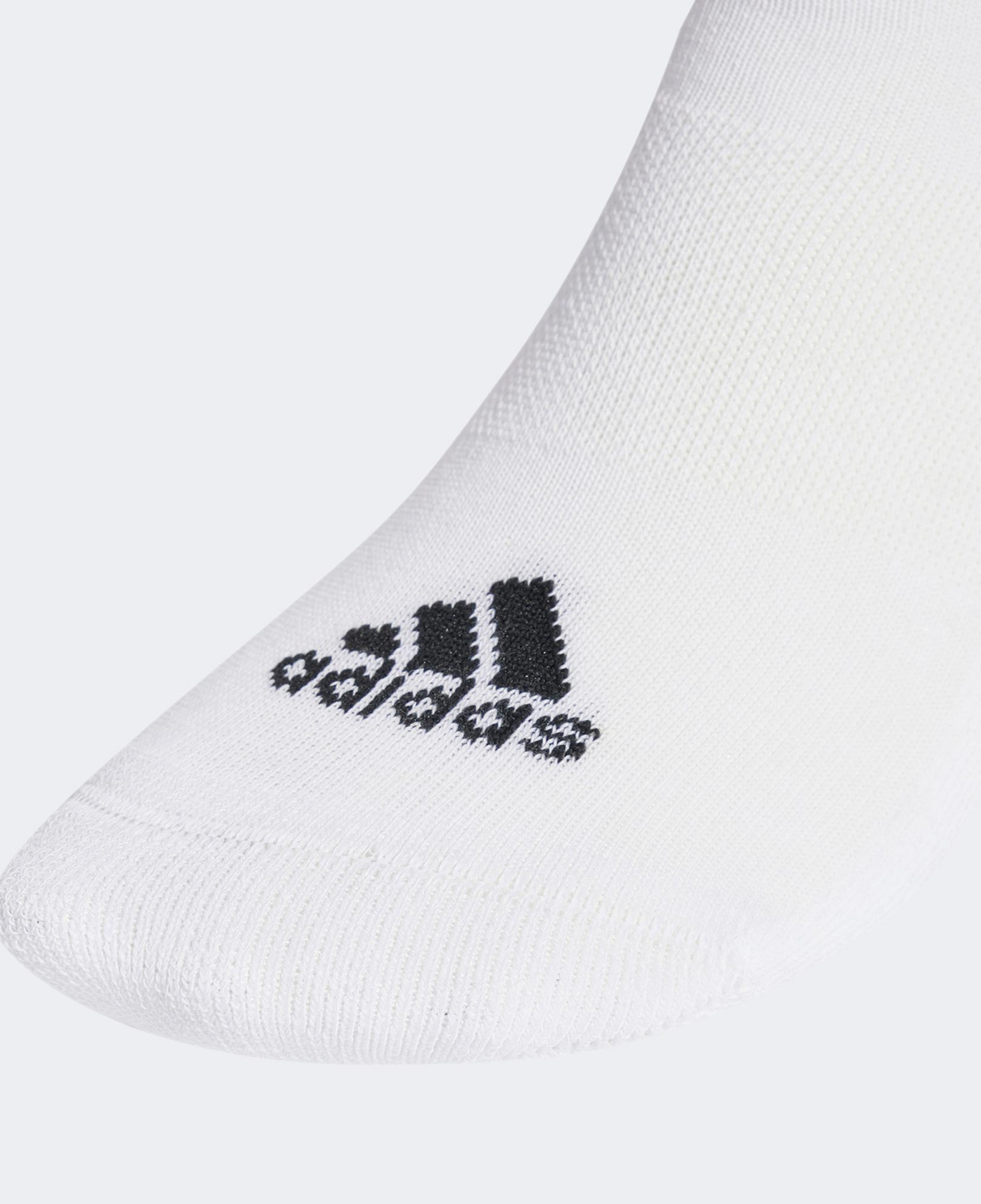 adidas Stripes Cushioned Sportswear Bilek Boy 3' lü Unisex Beyaz Çorap