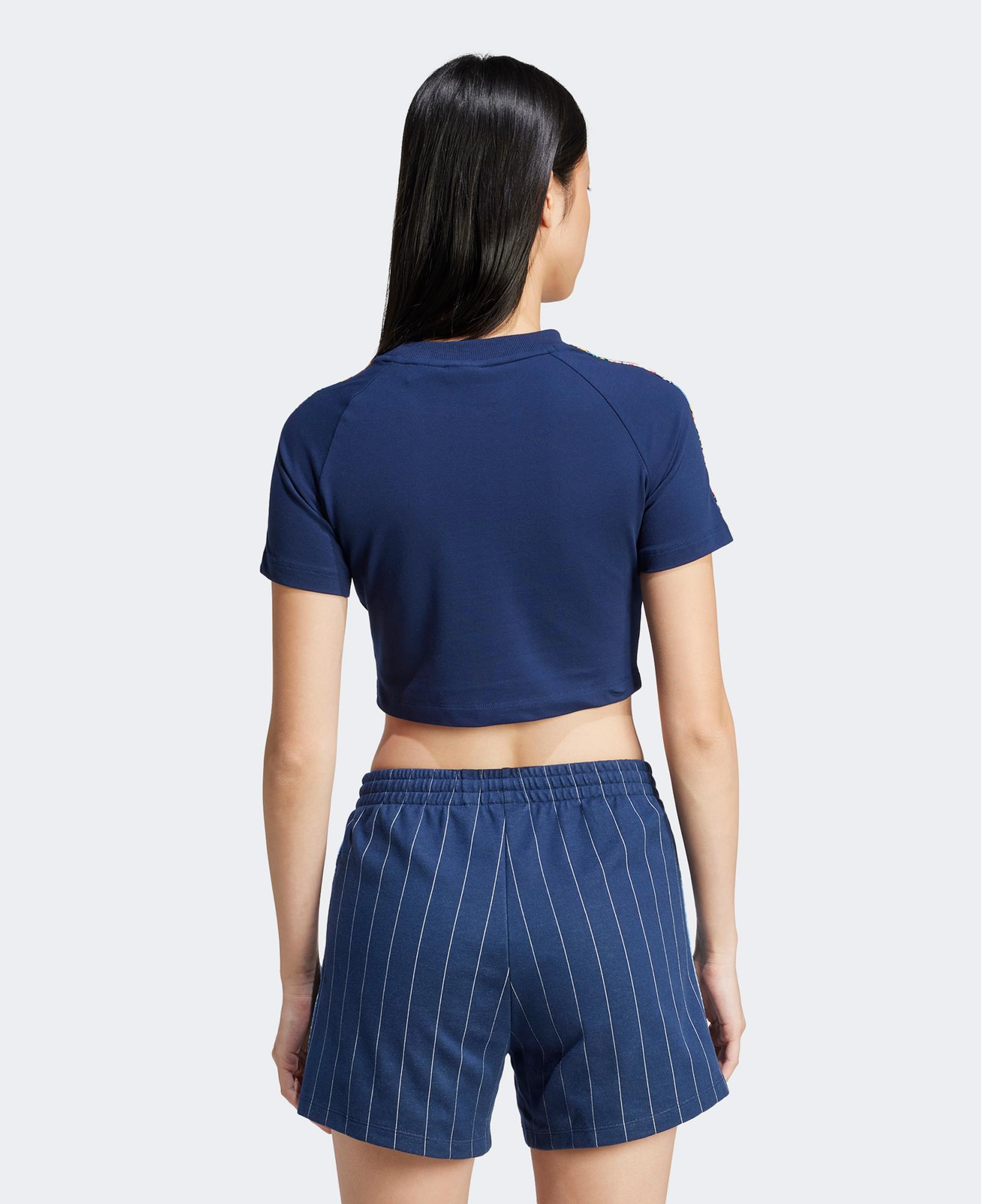 adidas Originals x Liberty London Kadın Lacivert T-Shirt