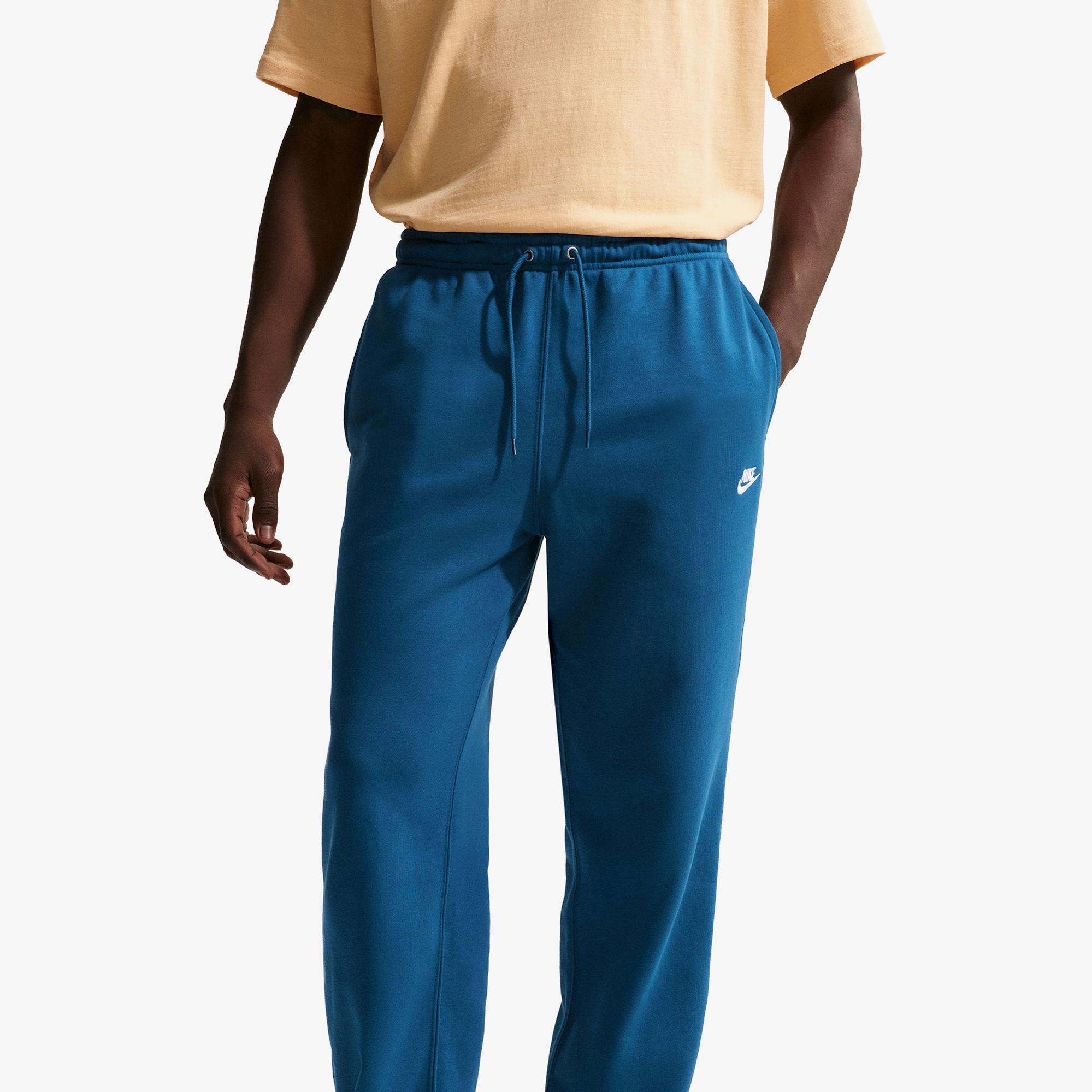 Nike Club French Terry Erkek Mavi Eşofman Altı