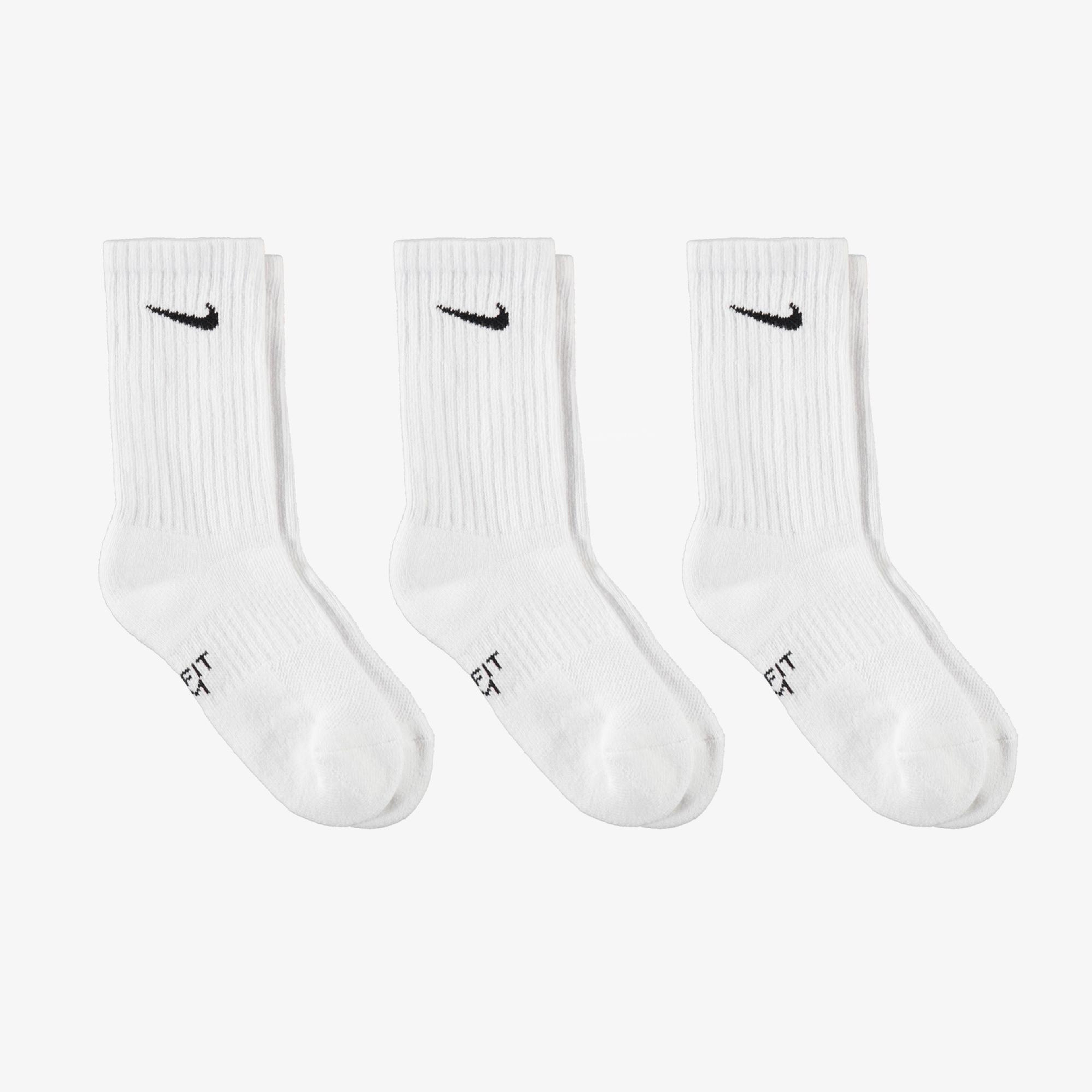 Nike Every Cush Crew Çocuk Beyaz 3'lü Çorap