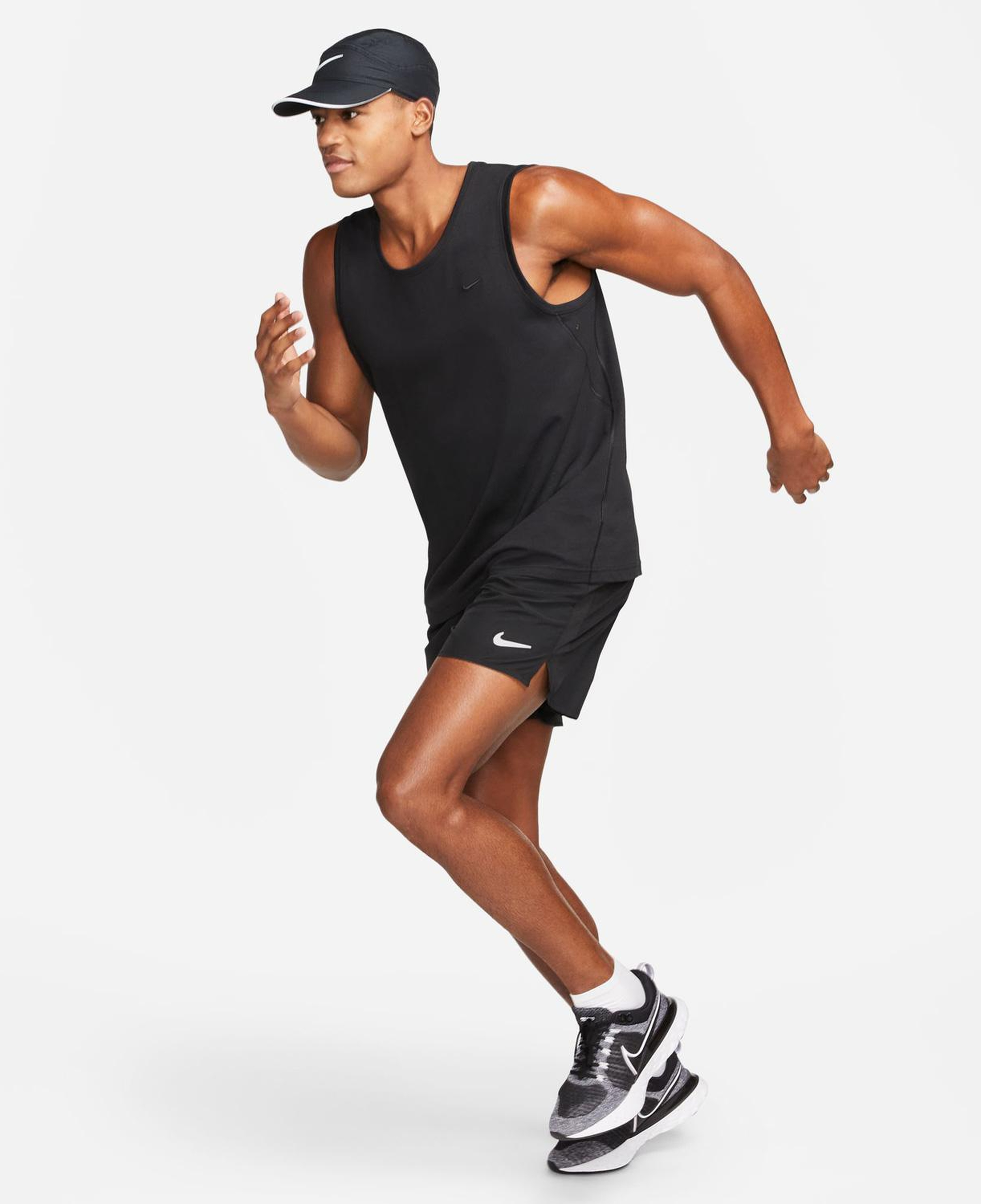 Nike Dri-Fit Primary Tank Erkek Siyah Kolsuz T-Shirt