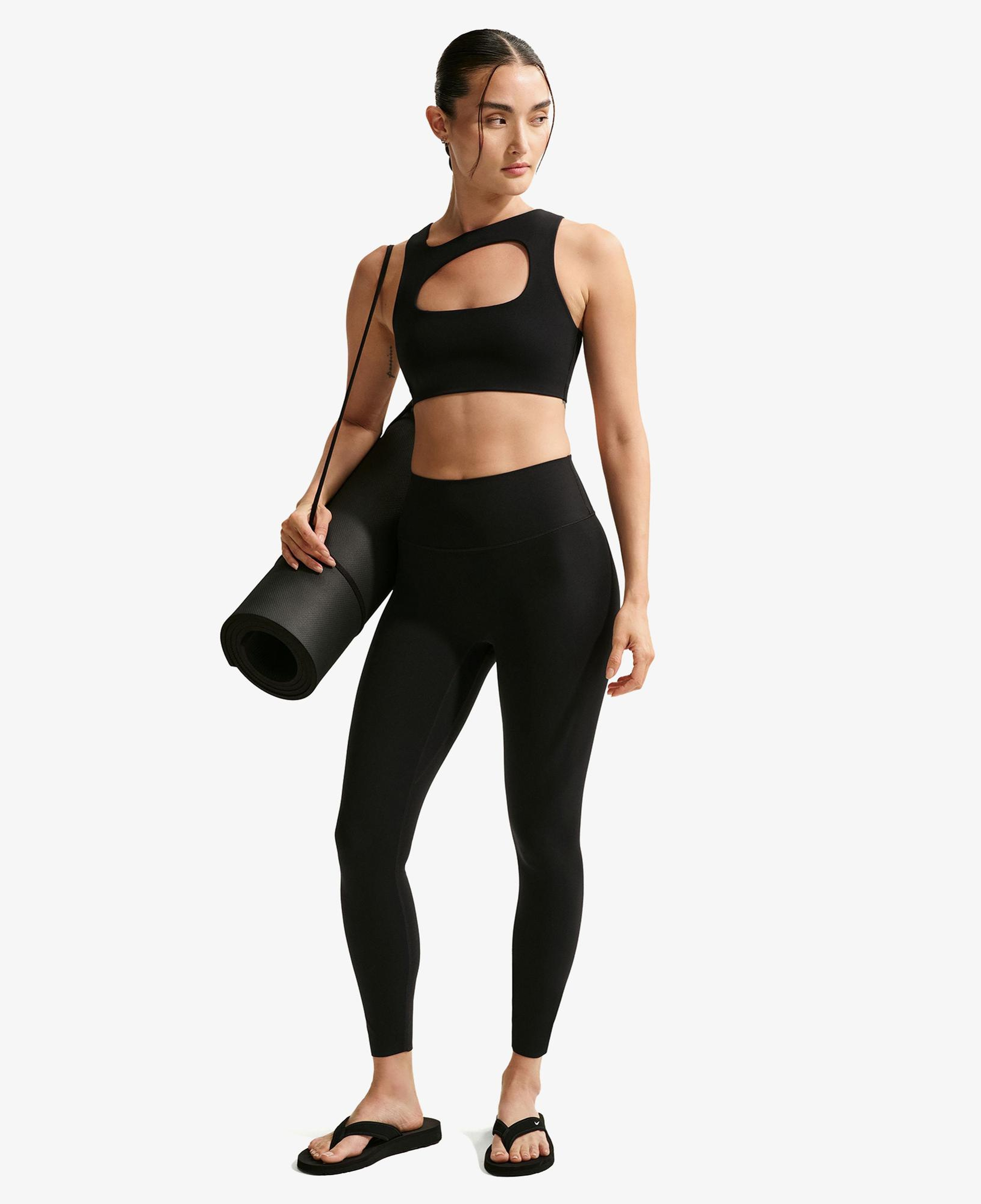 Nike Dri-Fit Zenvy Yüksek Belli Kadın Siyah Tayt